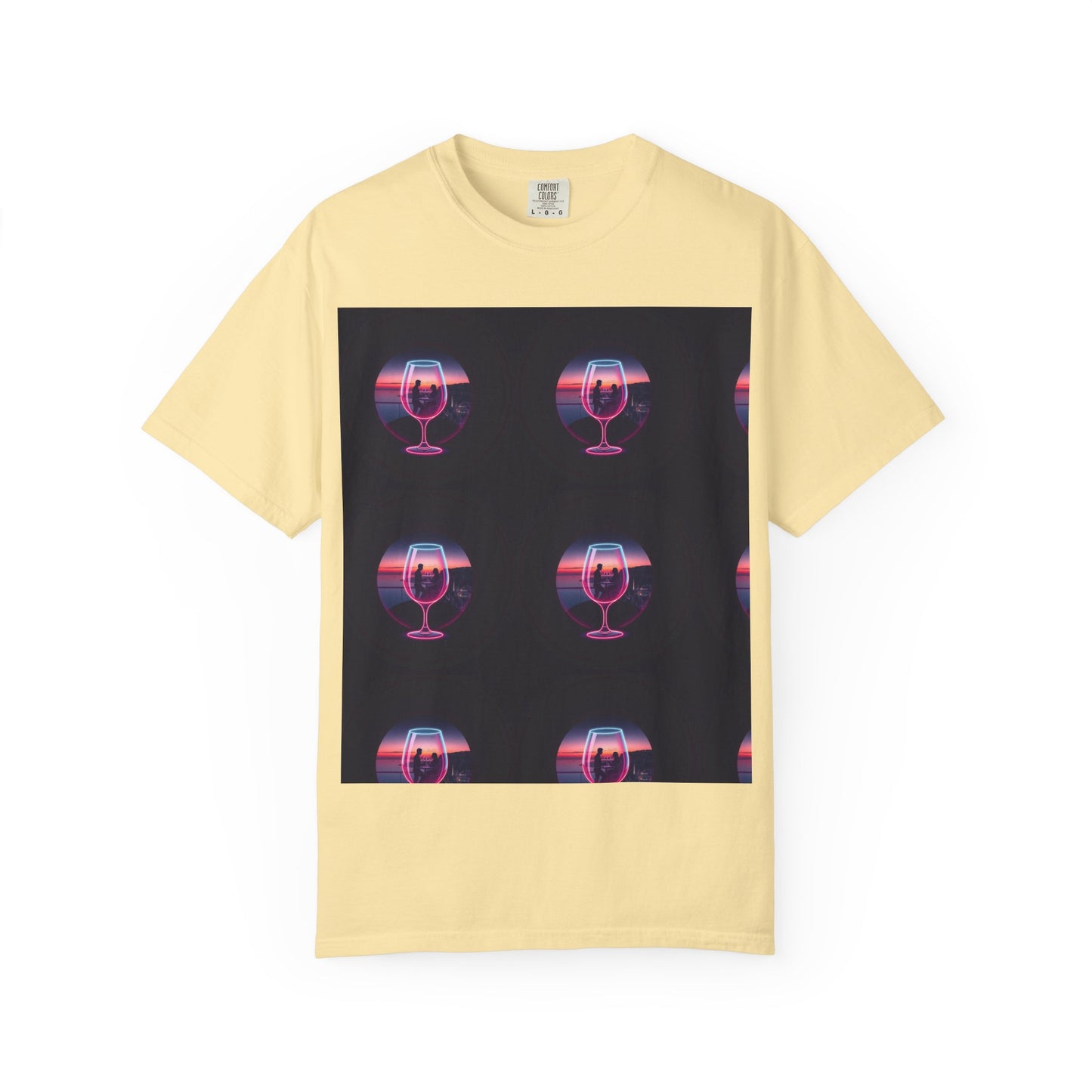 Retro Sunset Glasses T-Shirt, Unisex Garment-Dyed Tee for Casual Wear, Vintage Aesthetic Shirt, Gift for Friends, Summer Vibes Tee, [...]