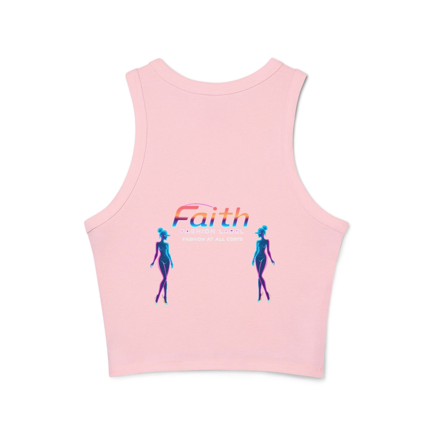 Women's Faith Racer Tank Top, Summer Top, Yoga Clothes, Casual Wear, Gift for Her, Festival Outfit