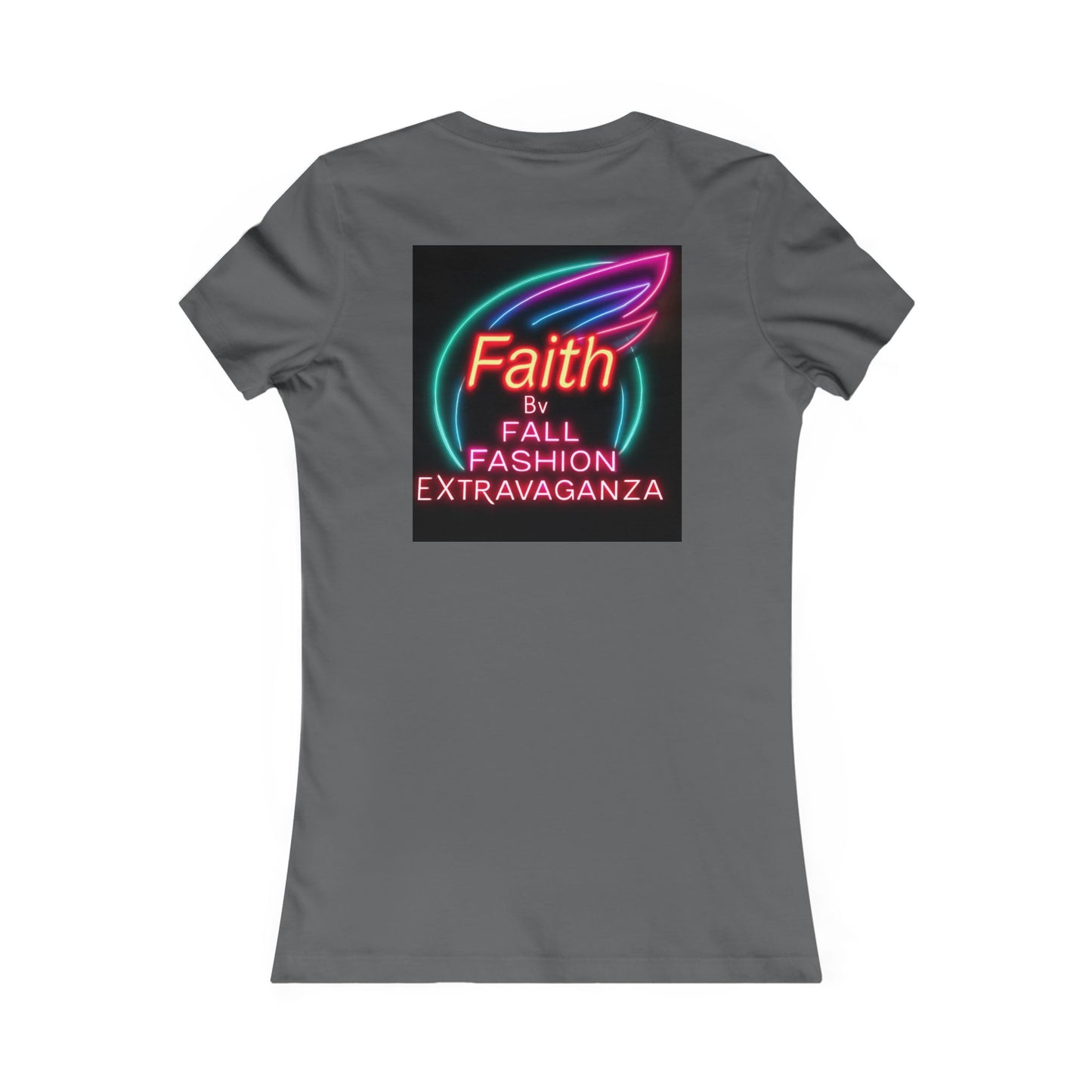 Faith Fall Fashion Extravaganza Women's Tee — Neon Balloon Graphic