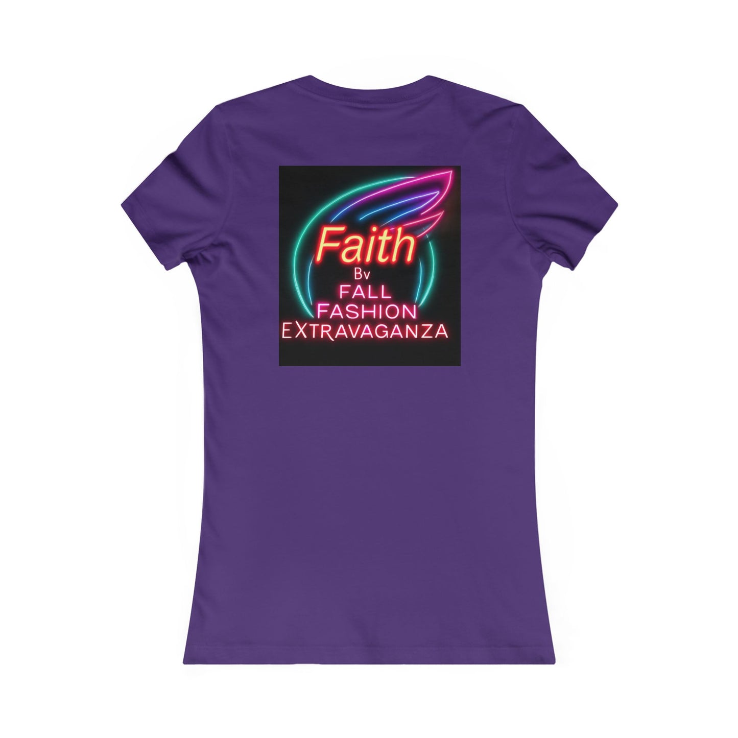 Faith Fall Fashion Extravaganza Women's Tee — Neon Balloon Graphic
