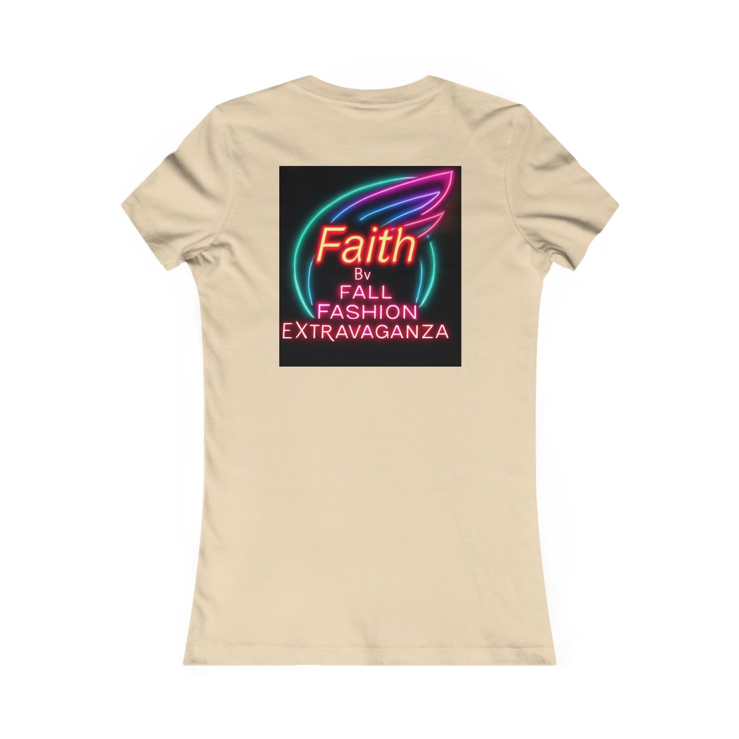 Faith Fall Fashion Extravaganza Women's Tee — Neon Balloon Graphic