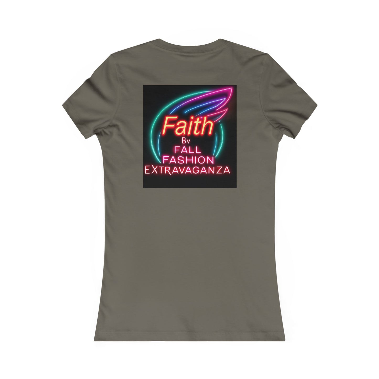 Faith Fall Fashion Extravaganza Women's Tee — Neon Balloon Graphic
