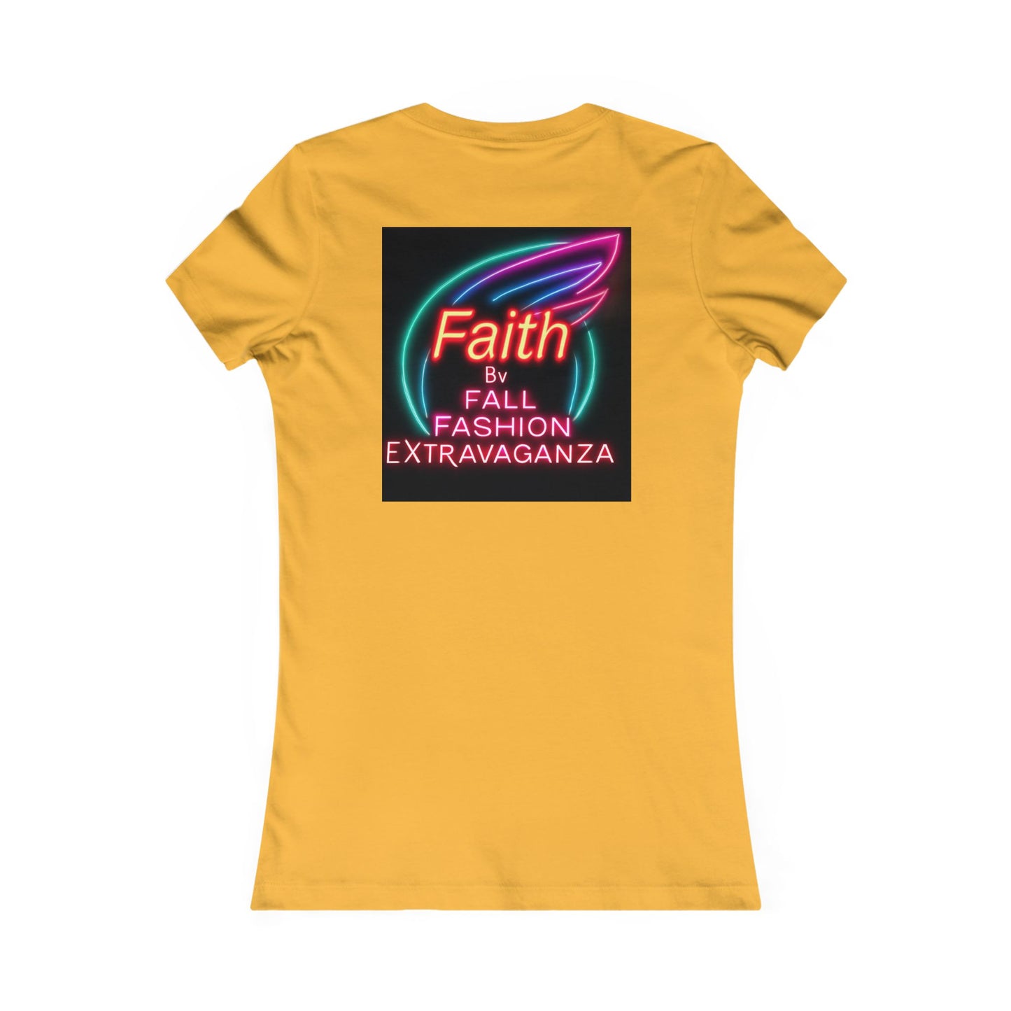 Faith Fall Fashion Extravaganza Women's Tee — Neon Balloon Graphic