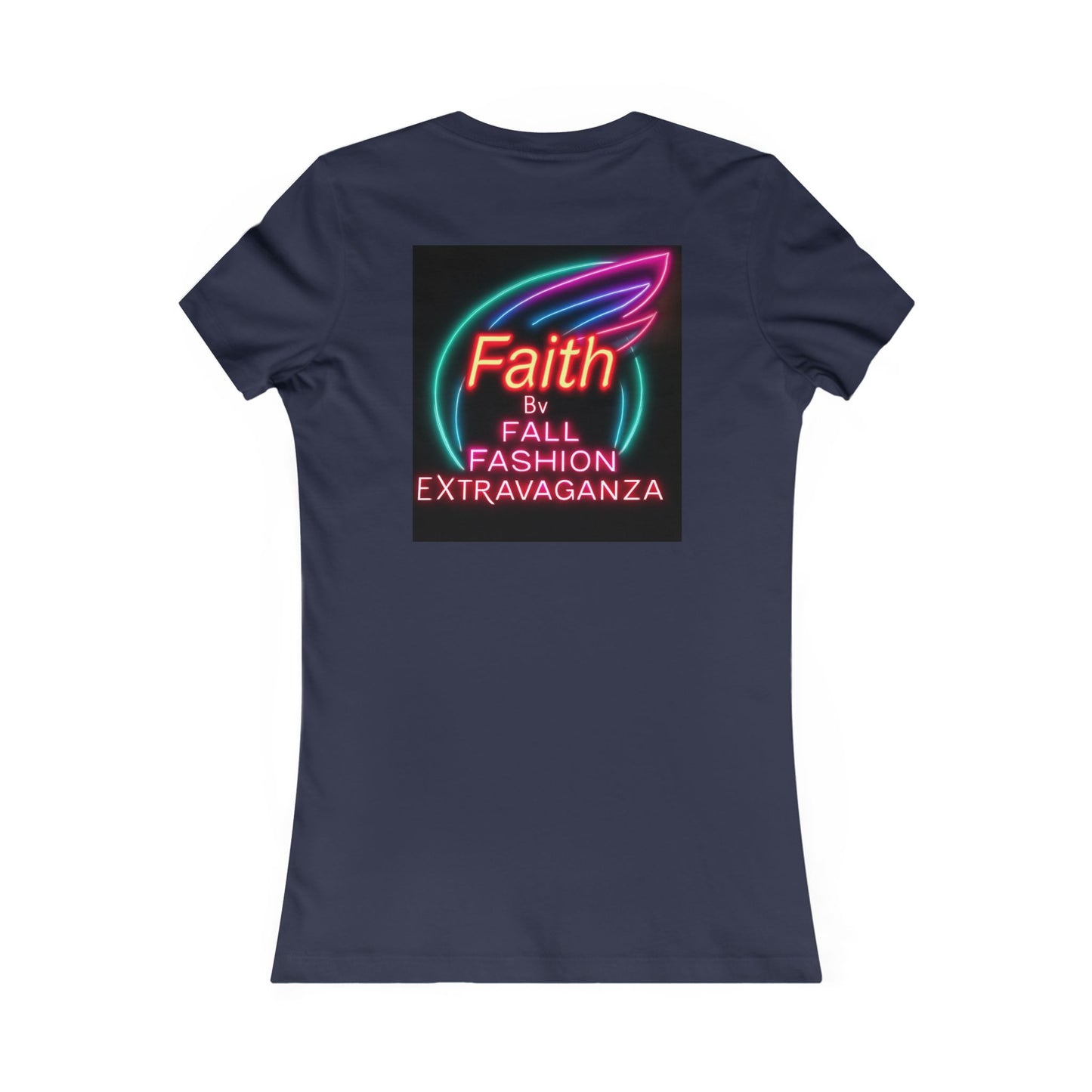 Faith Fall Fashion Extravaganza Women's Tee — Neon Balloon Graphic