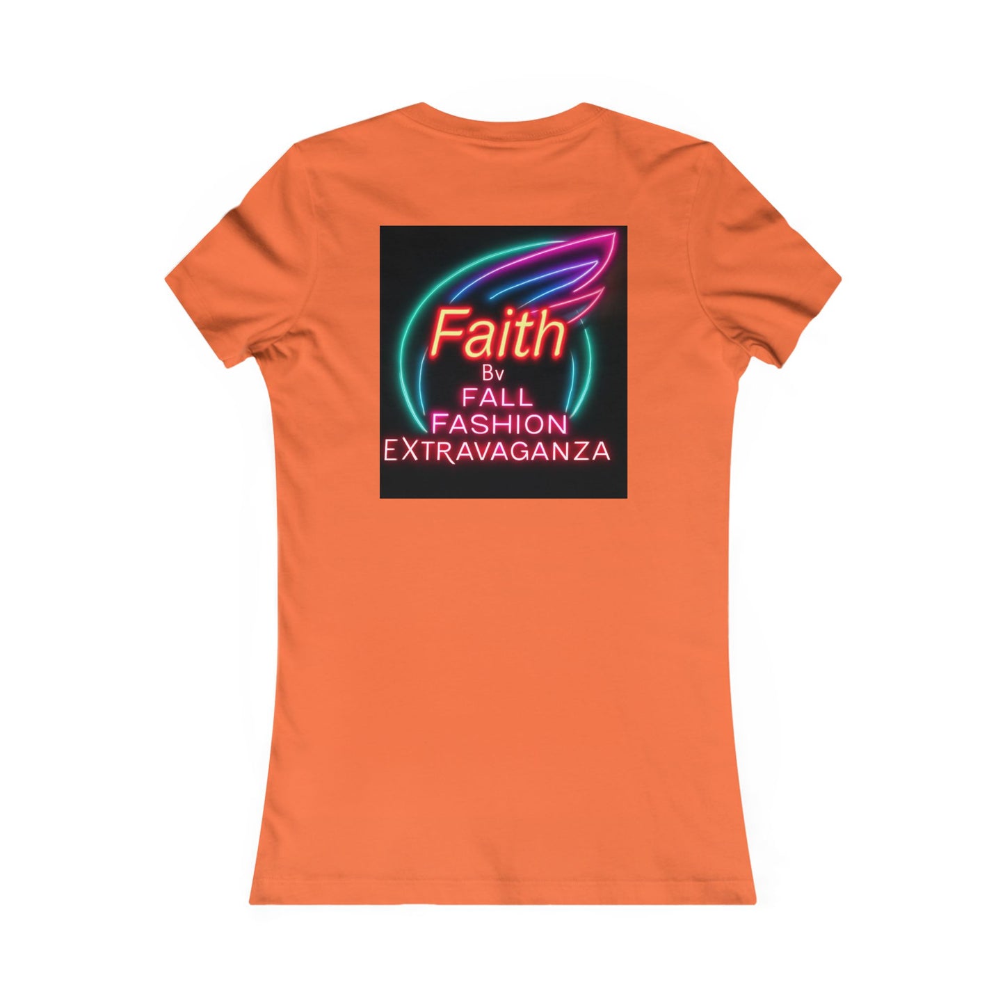 Faith Fall Fashion Extravaganza Women's Tee — Neon Balloon Graphic