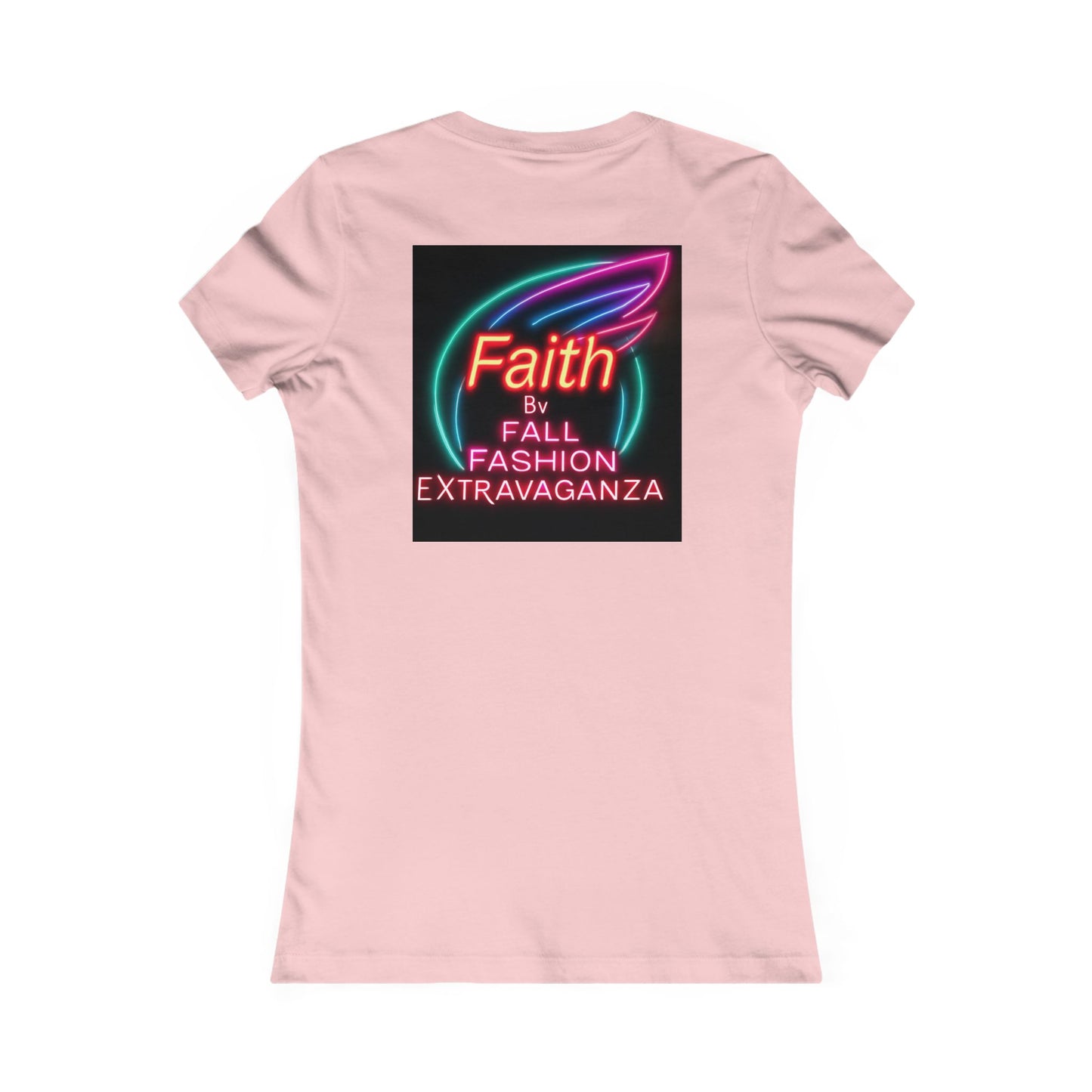 Faith Fall Fashion Extravaganza Women's Tee — Neon Balloon Graphic