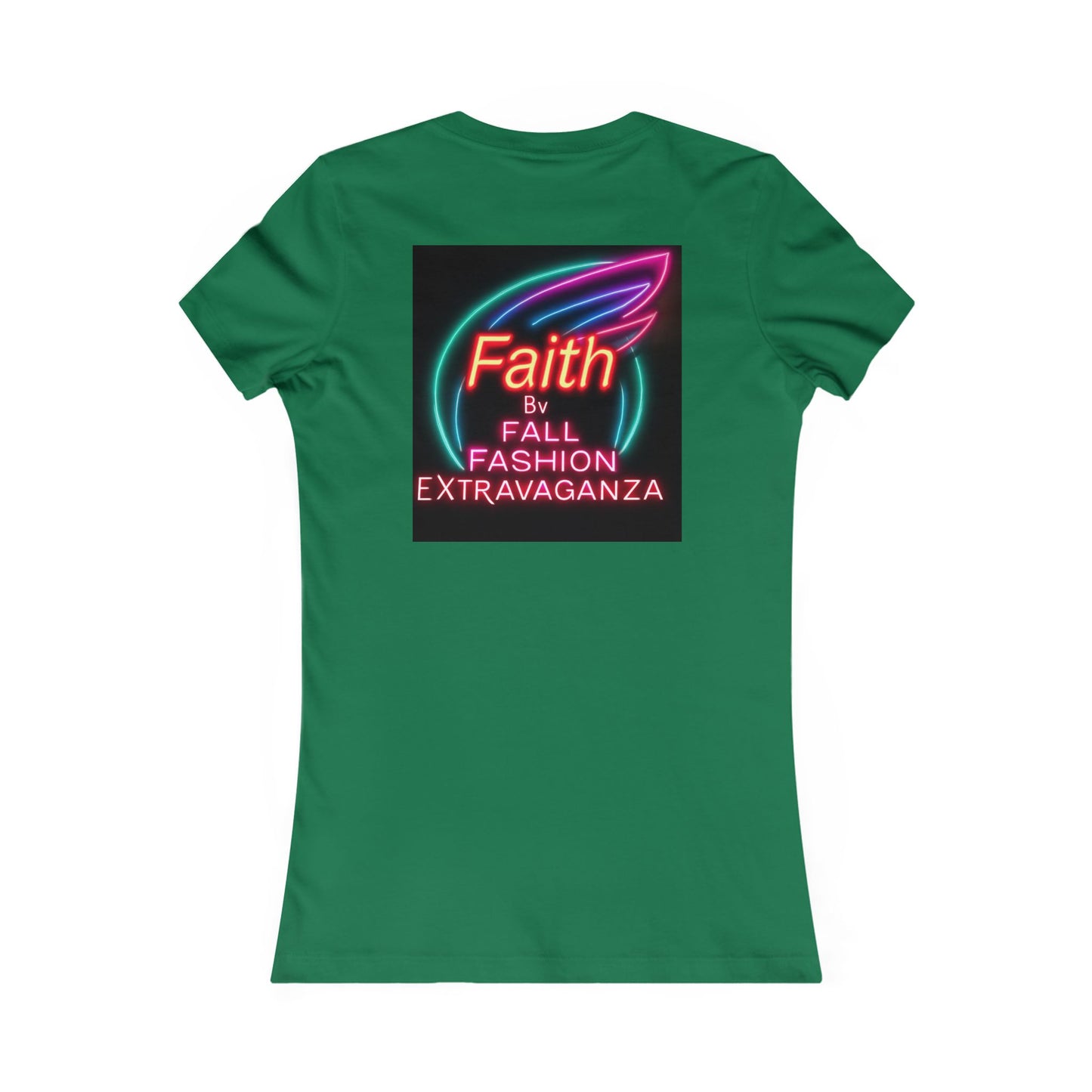 Faith Fall Fashion Extravaganza Women's Tee — Neon Balloon Graphic
