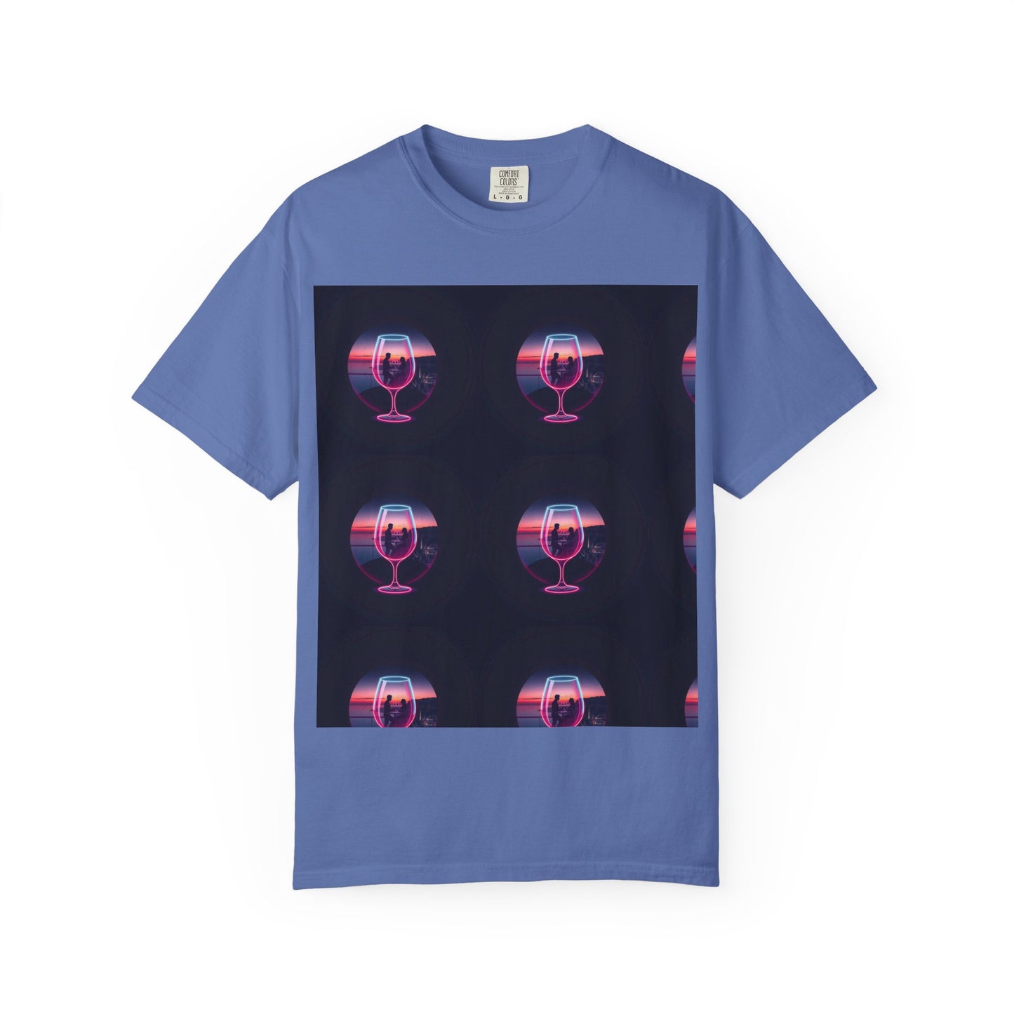 Retro Sunset Glasses T-Shirt, Unisex Garment-Dyed Tee for Casual Wear, Vintage Aesthetic Shirt, Gift for Friends, Summer Vibes Tee, [...]