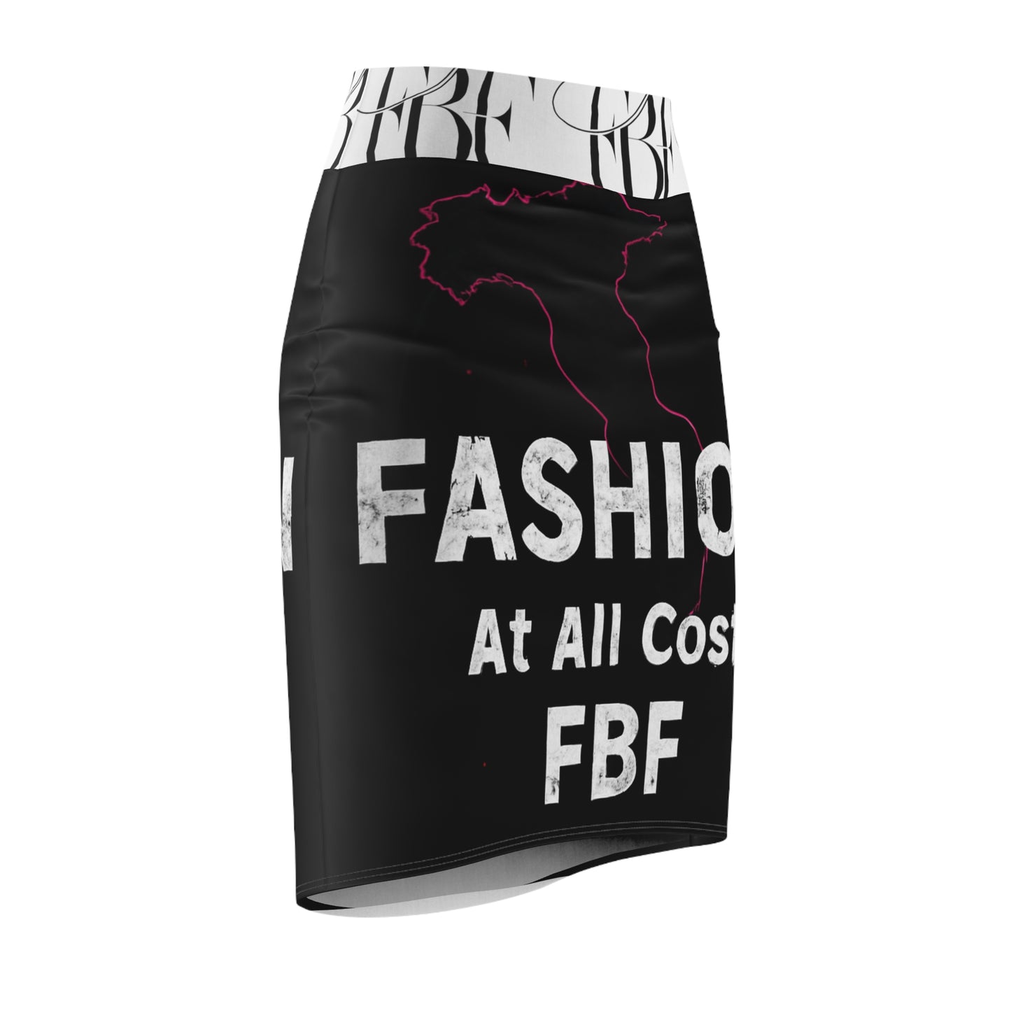 Chic Women's Pencil Skirt - Fashion At All Cost FBF, Trendy Office Wear, Statement Piece, Stylish Skirt for Events, Gift for Fashion Lovers