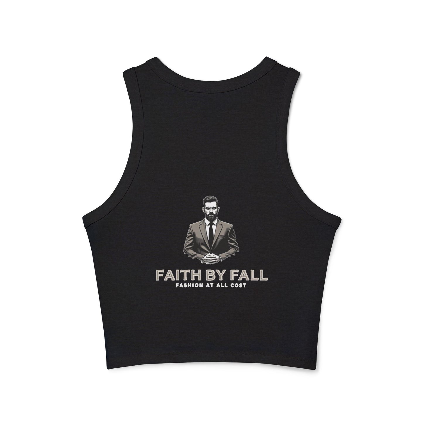 Faith & Fall Women’s Racer Tank Top | Motivational Top, Fall Fashion, Casual Wear, Unique Gift for Women, Inspirational Apparel