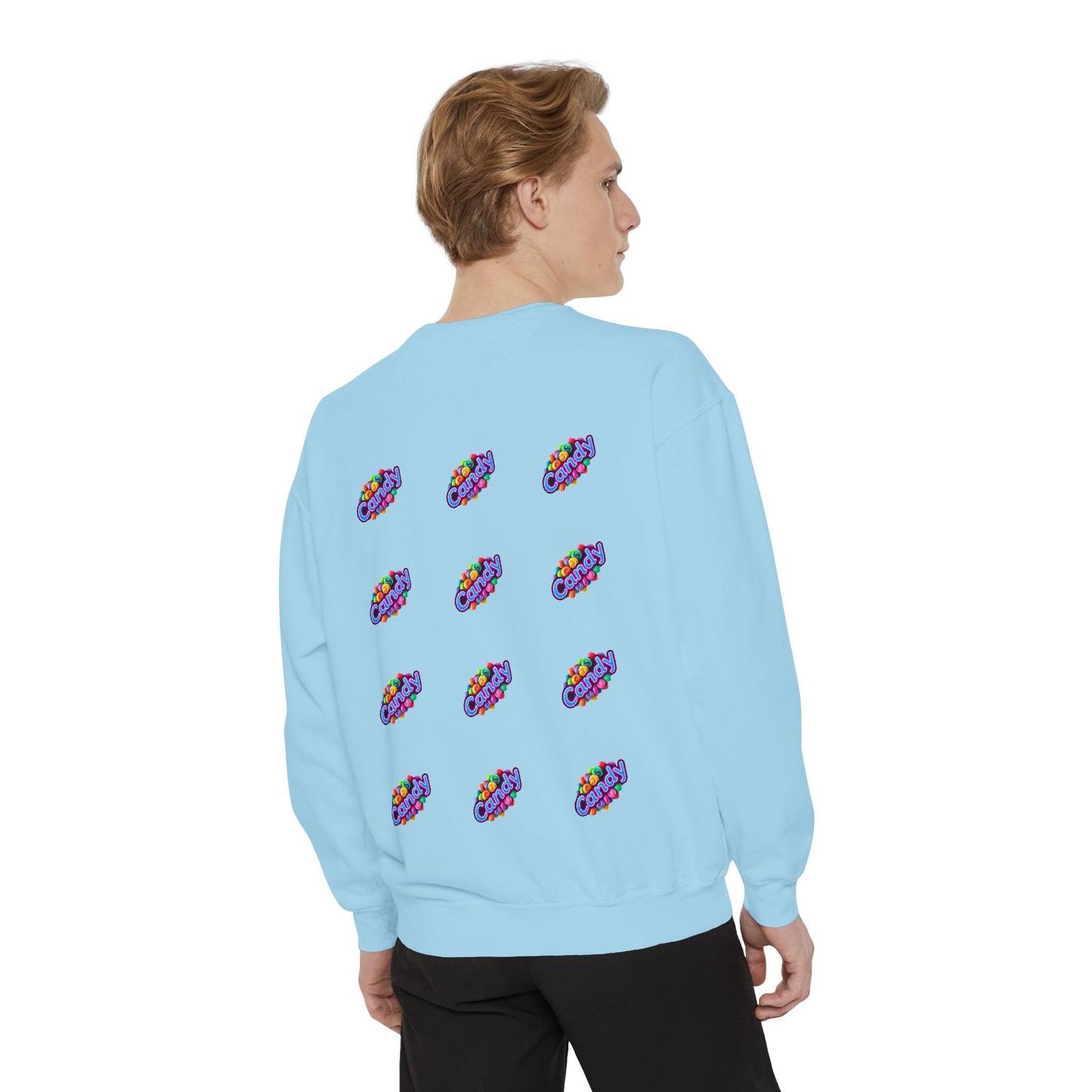 Candy-Themed Unisex Garment-Dyed Sweatshirt - Nostalgic Apparel for Sweet Lovers, Cozy Casual Wear, Gift for Candy Lovers, Colorful [...]
