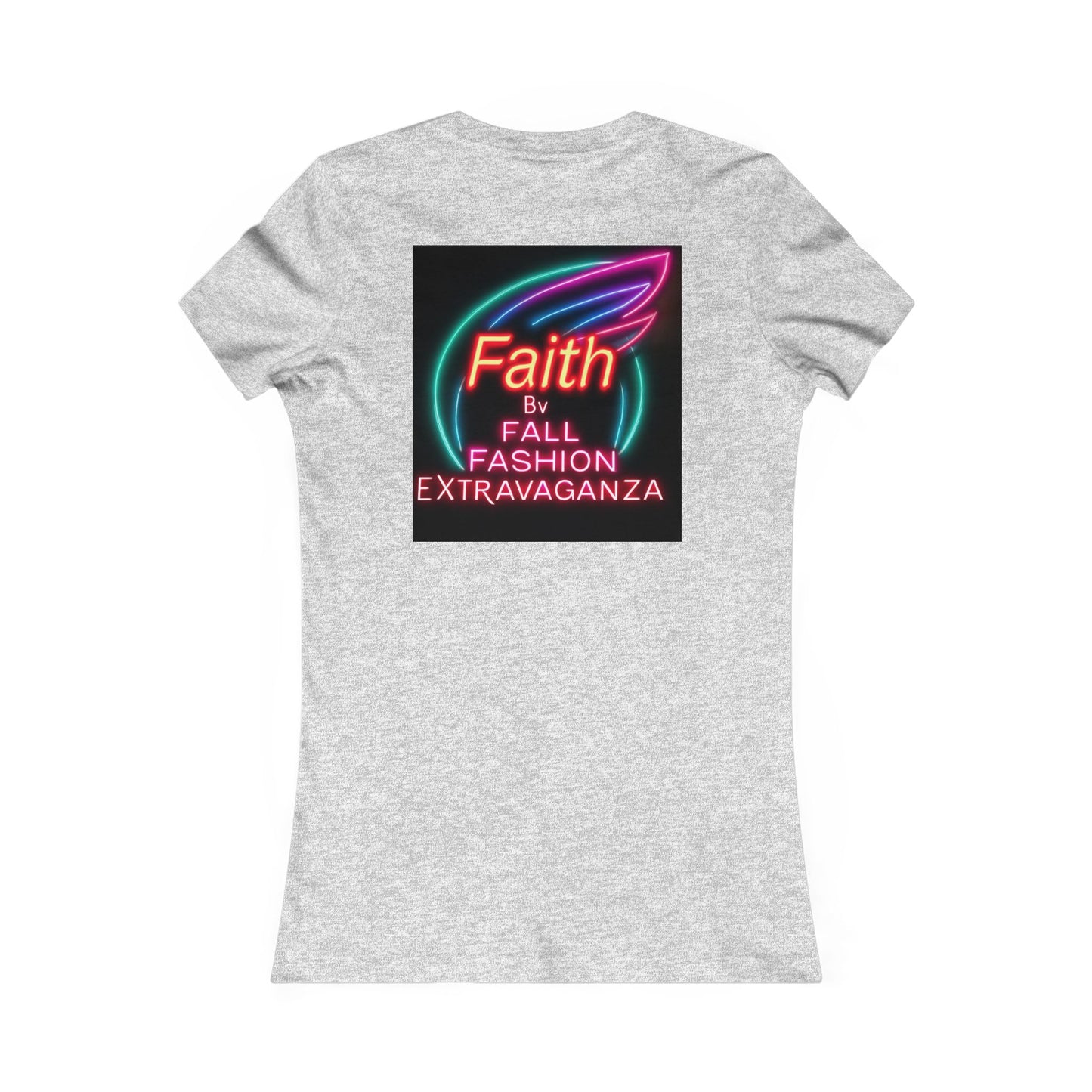 Faith Fall Fashion Extravaganza Women's Tee — Neon Balloon Graphic