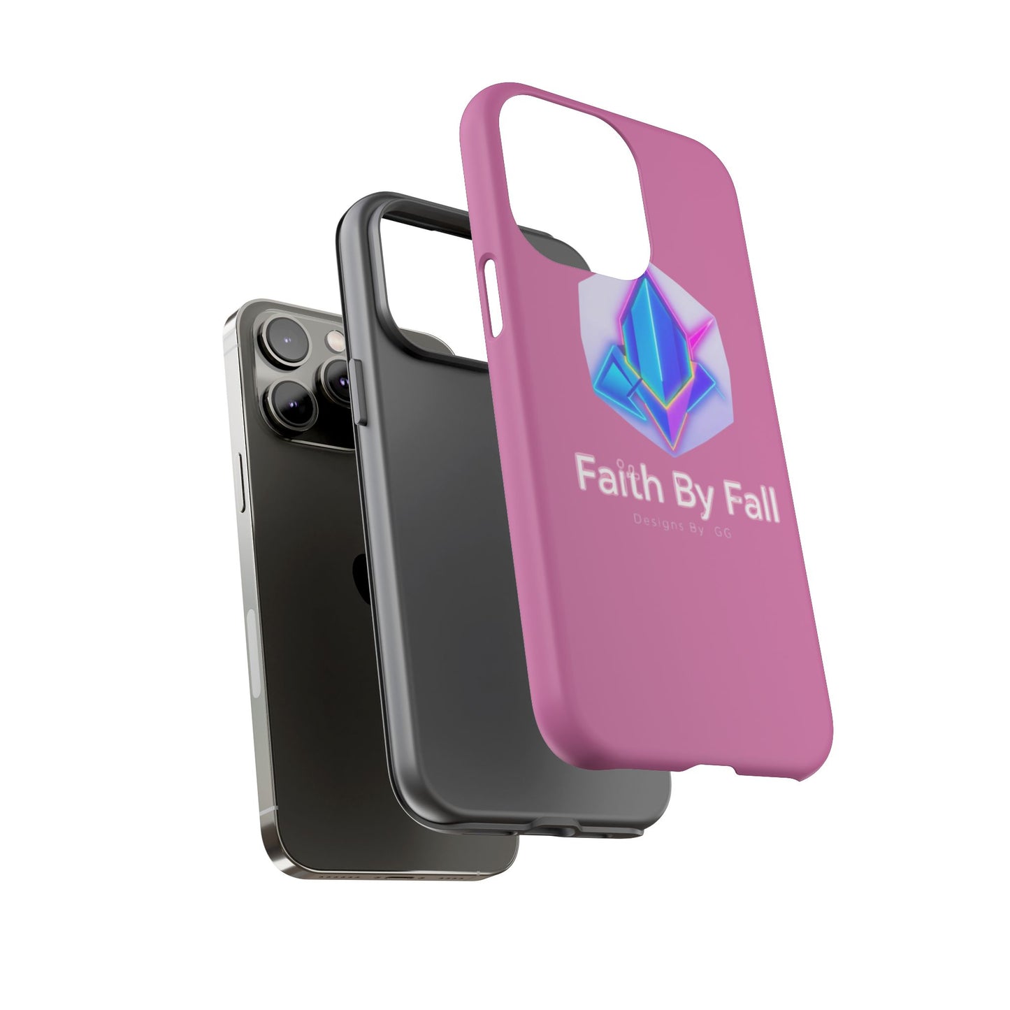 Vibrant Phone Case with Motivational Design - Faith By Fall, Colorful Phone Cover, Customizable Mobile Accessory, Unique Gift Idea, [...]