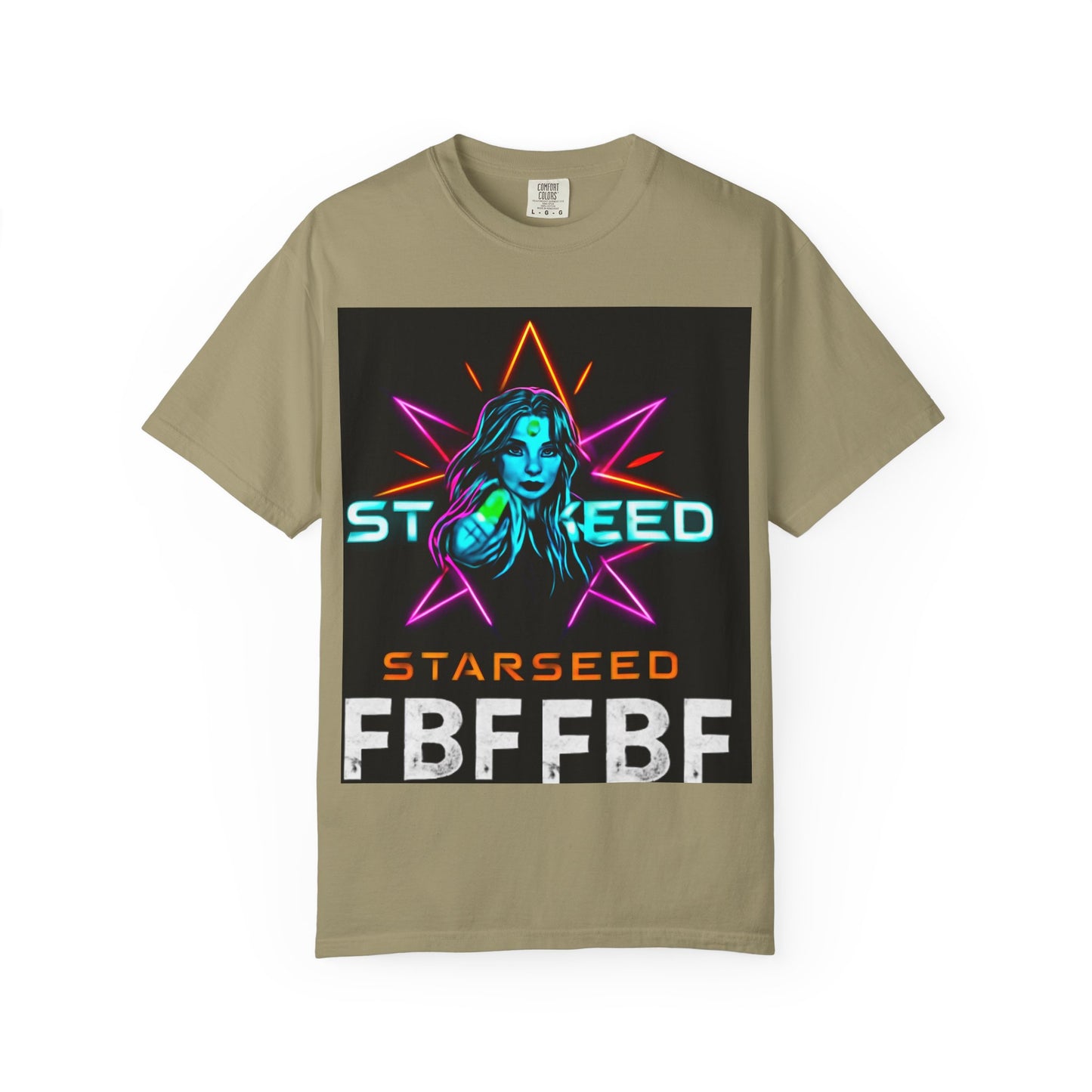 Neon Graphic T-Shirt - Starseed FBF Tee, Unisex Fashion, Cool Gift, Festival Wear, Retro Style, Casual Streetwear