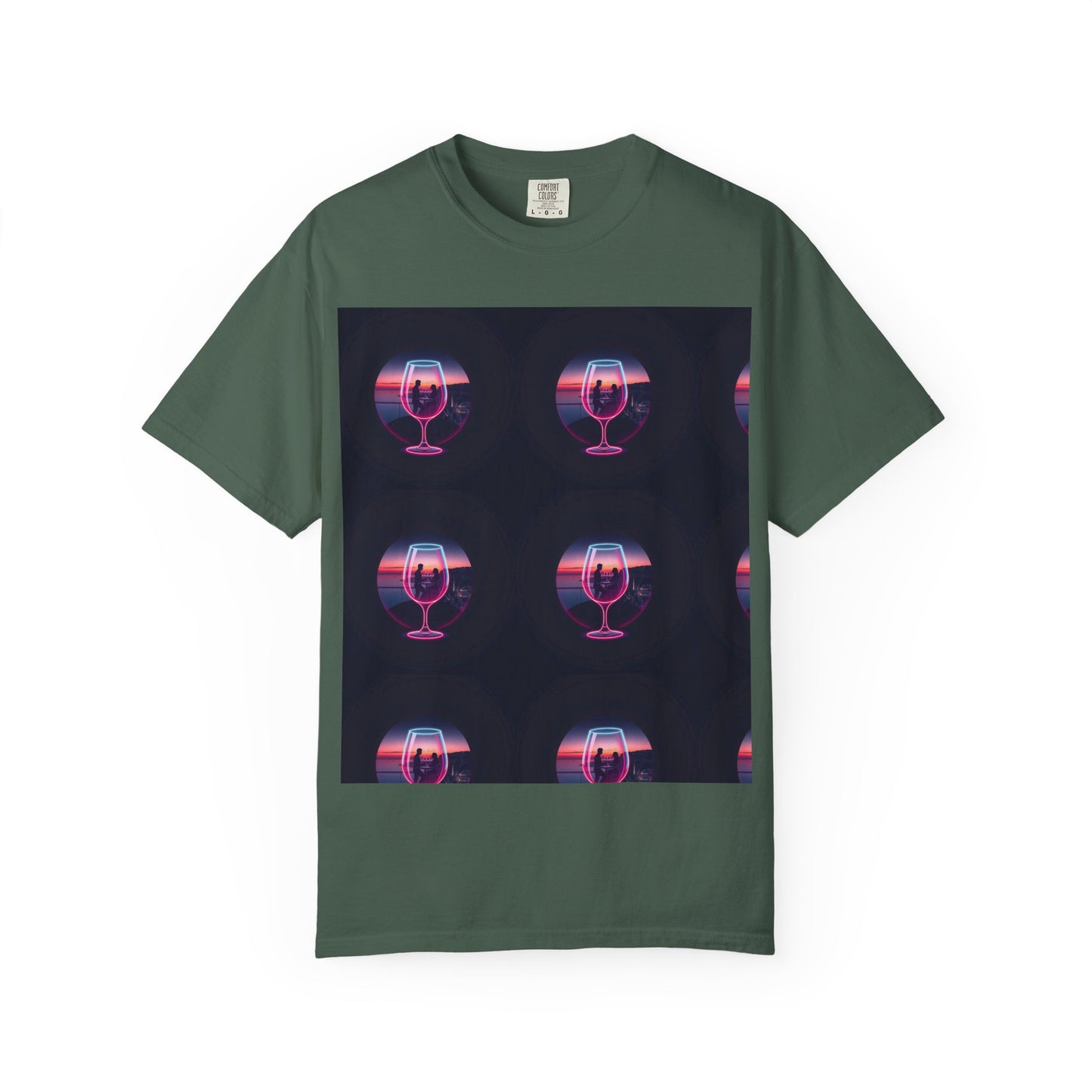 Retro Sunset Glasses T-Shirt, Unisex Garment-Dyed Tee for Casual Wear, Vintage Aesthetic Shirt, Gift for Friends, Summer Vibes Tee, [...]