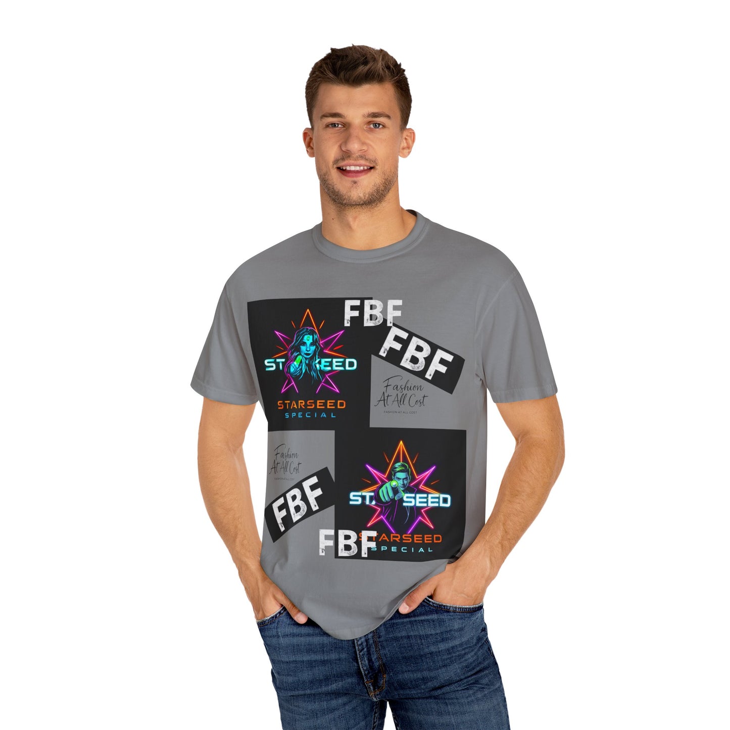 Garment-Dyed T-shirt, Trendy Graphic Tee, Casual Streetwear, Gift for Fashion Lovers, Unisex Style, Everyday Wear