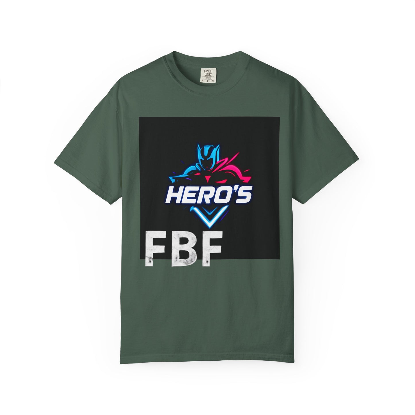 Hero's Unisex Garment-Dyed T-shirt, Casual Tee, Perfect for Gifting, Comic Fans, Hero Celebrations, Graphic Tee, Everyday Wear