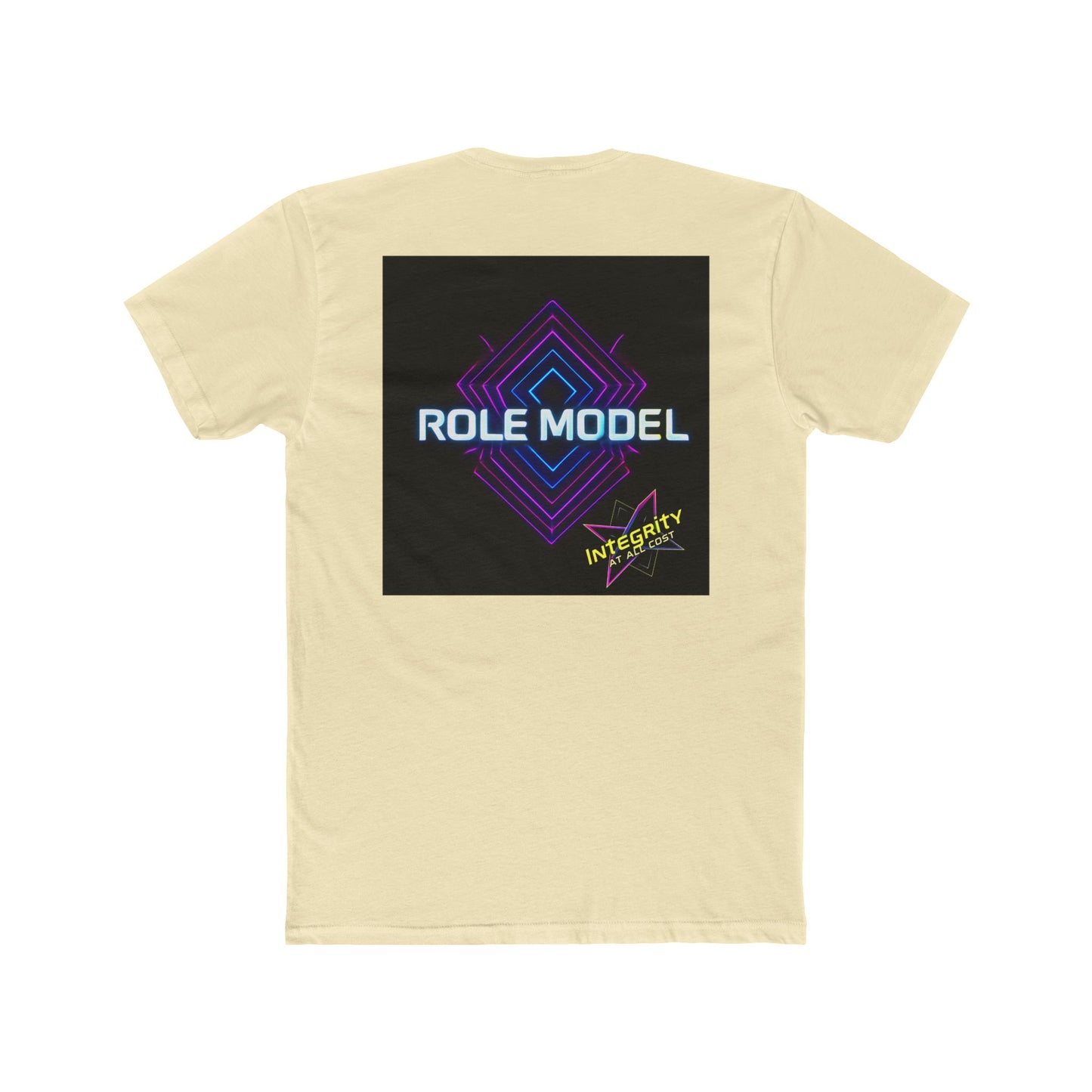 Unisex Cotton Crew Tee with Honor Respect and Role Model Design - Ideal for Gifts, Casual Wear, Appreciation Events, and Motivational Days