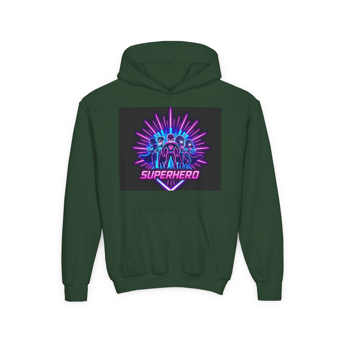 Youth Superhero Sweatshirt for Kids, Fun Hoodie for Playdates, Gift for Birthdays, Cool Sweatshirt for Young Heroes, Perfect for Casual Wear