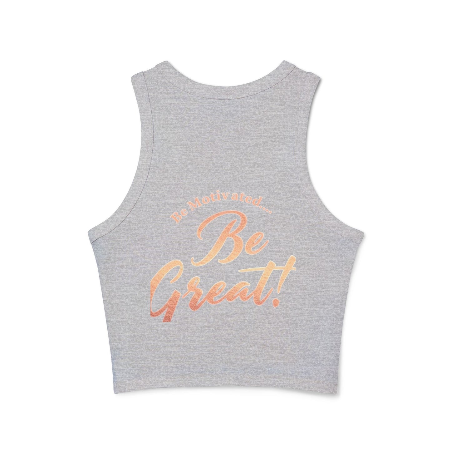Colorful Heart & Motivational Racer Tank Top, Summer Top, Workout Gear, Fitness Apparel, Inspirational Gift, Casual Fashion
