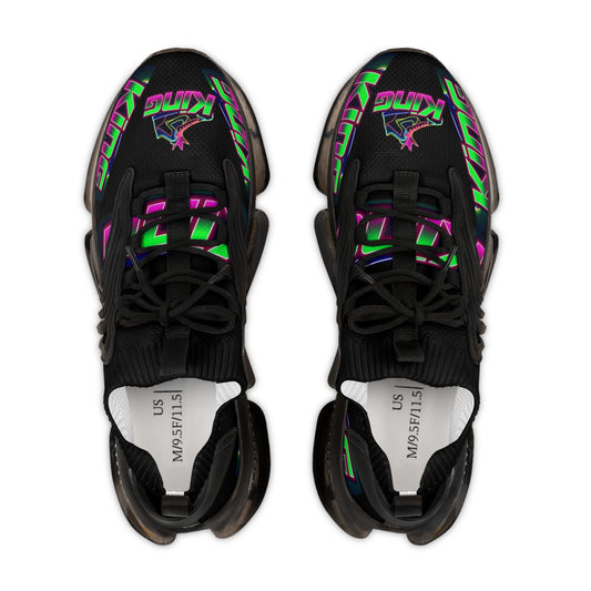 Men's Urban Graphic Sneakers, Trendy Athletic Footwear, Colorful Mesh Sports Shoes, Street Style Trainers, Comfortable Casual Sneakers