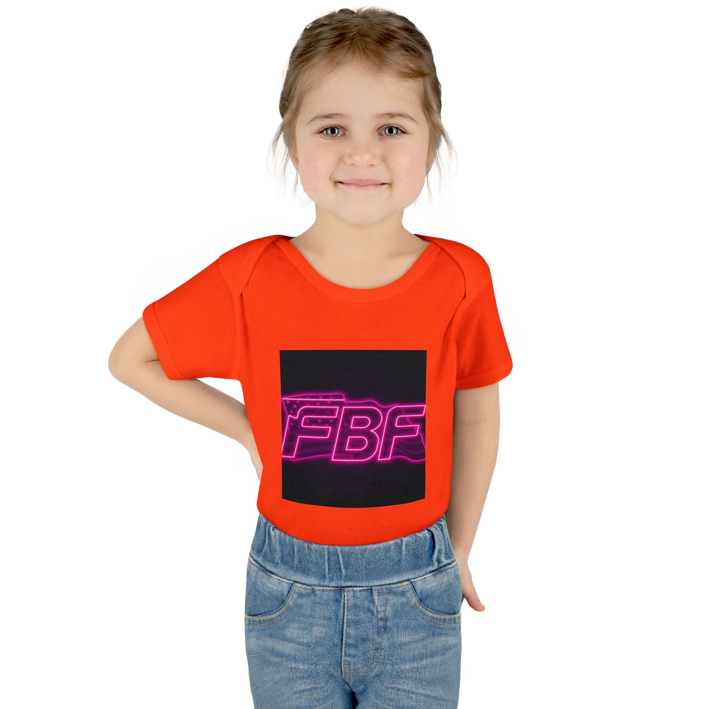 Neon Baby Bodysuit for Trendy Infants, Cool Graphic Onesie, Unique Baby Gift, Personalized Baby Outfit, Modern Infant Apparel