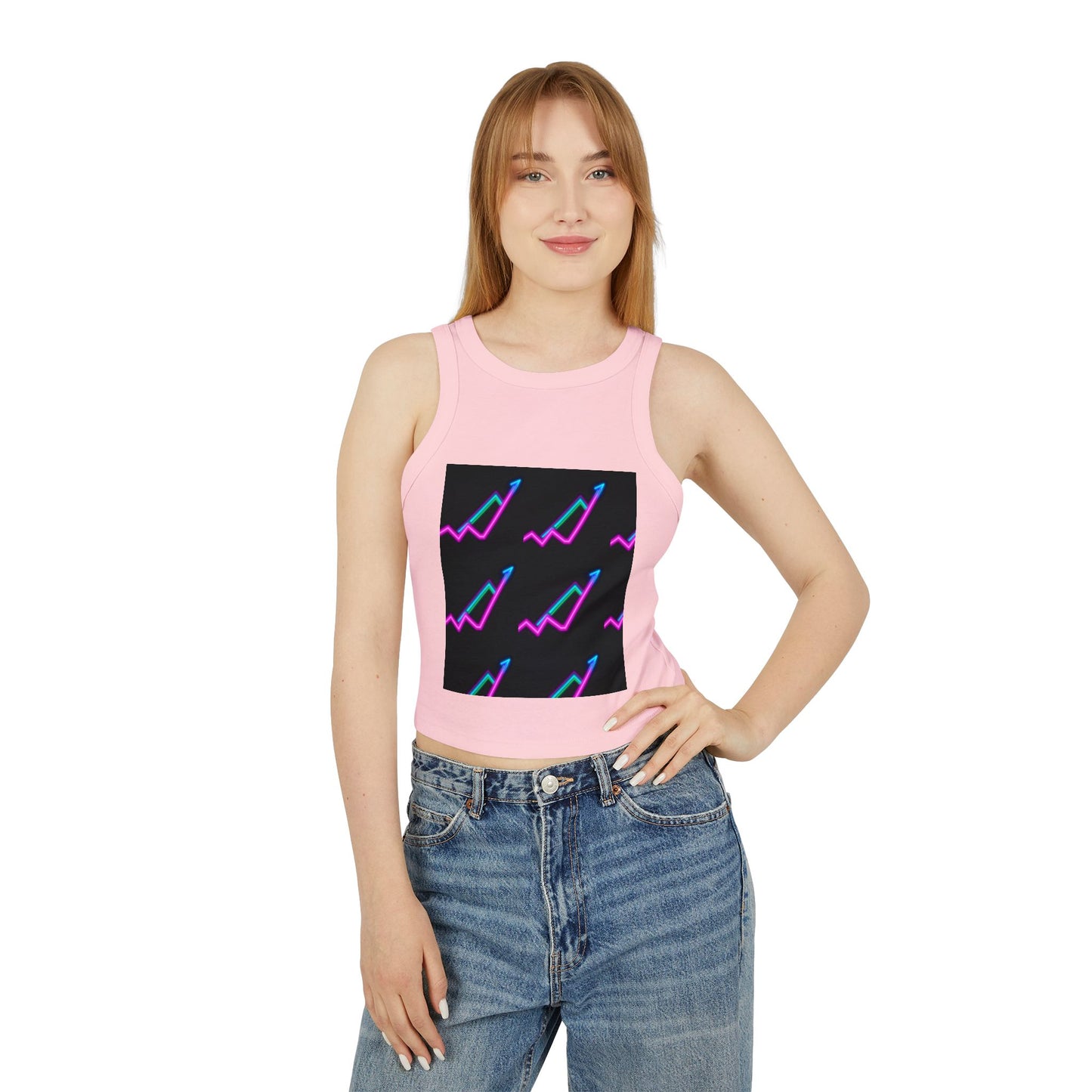 Women's Micro Rib Racer Tank Top