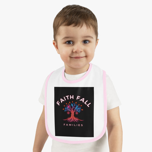 Baby Bib with Faith Fall Tree Design, Cute Baby Feeding Bib, Family Gift, Toddler Fashion, Fall Baby Shower Gift, Nursery Decor