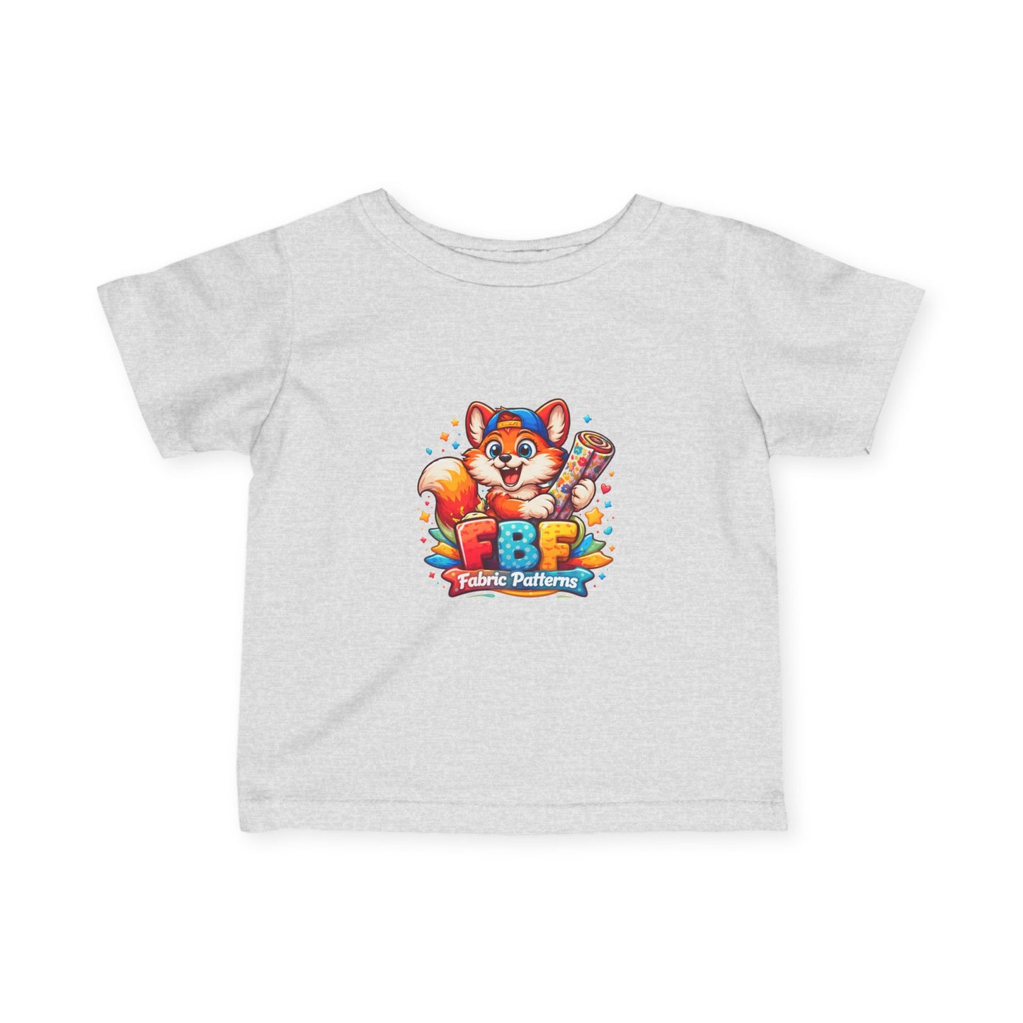 Infant Tee — Cute Fox "Faith Fox" Graphic Baby Shirt