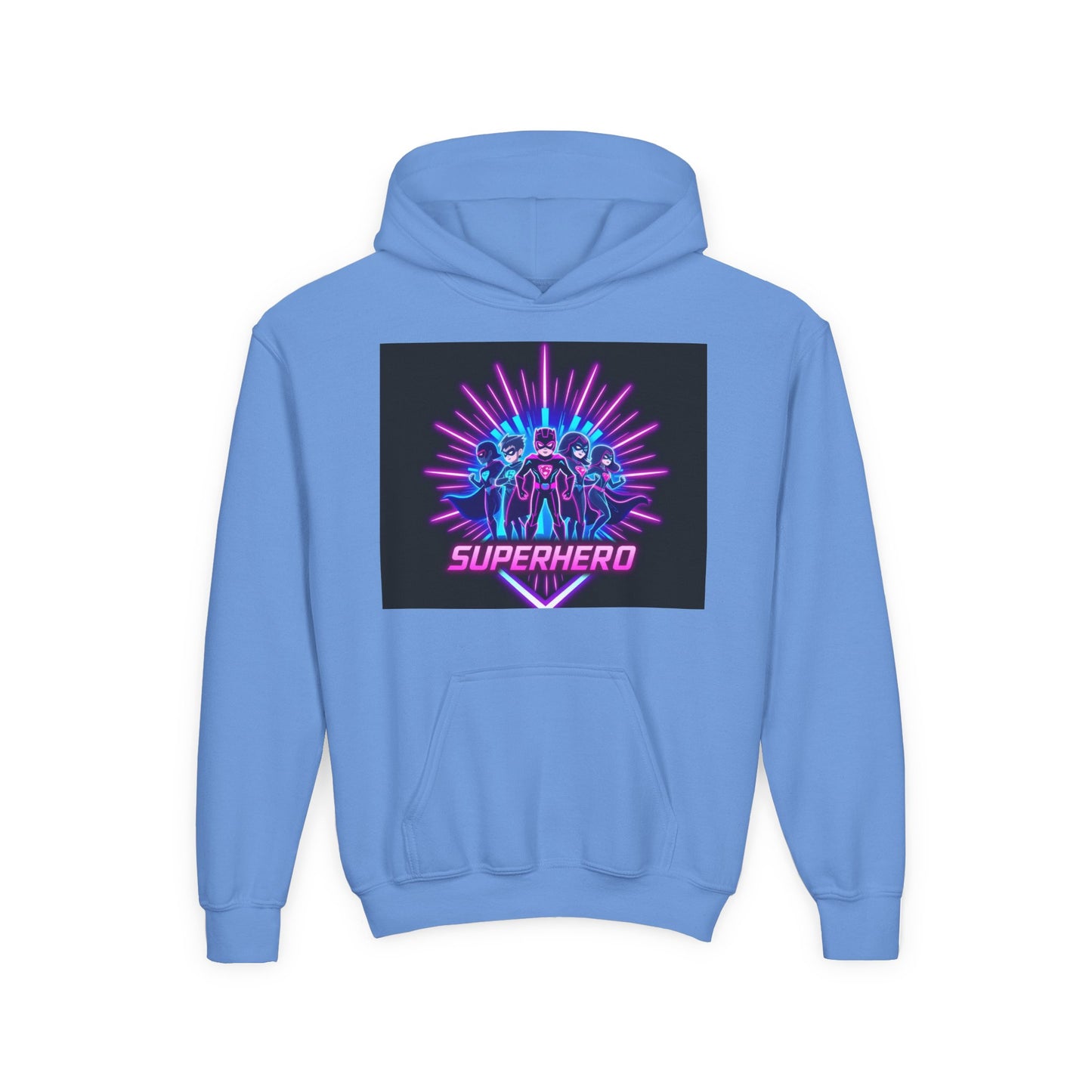 Youth Superhero Sweatshirt for Kids, Fun Hoodie for Playdates, Gift for Birthdays, Cool Sweatshirt for Young Heroes, Perfect for Casual Wear