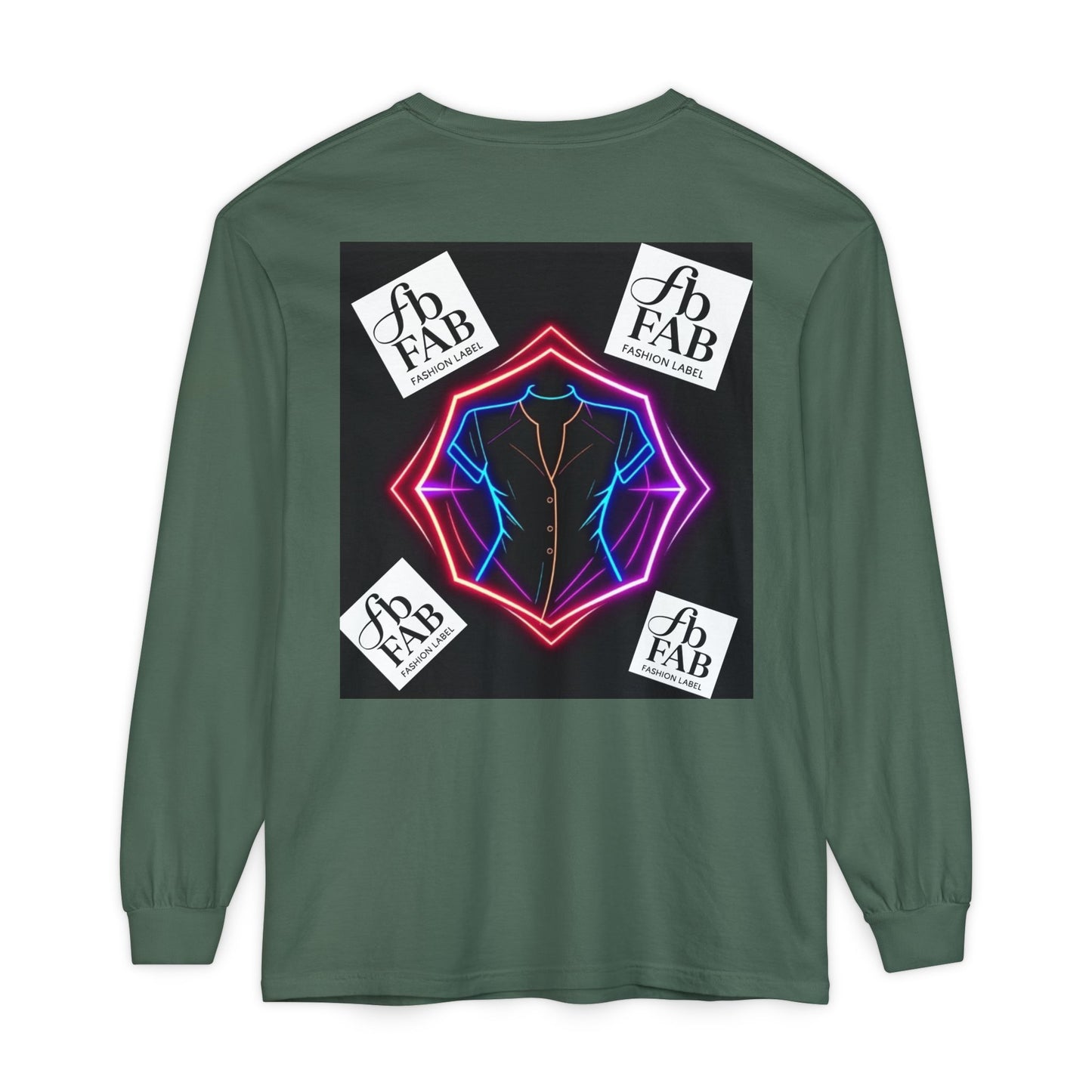 Unisex Garment-dyed Long Sleeve T-Shirt