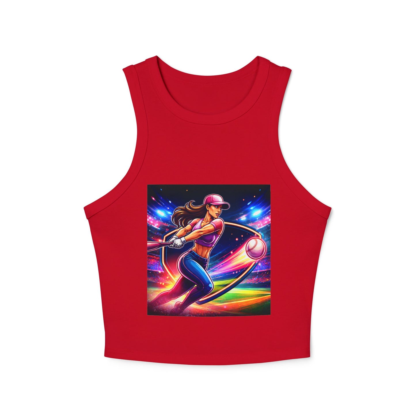Women's Micro Rib Racer Tank Top