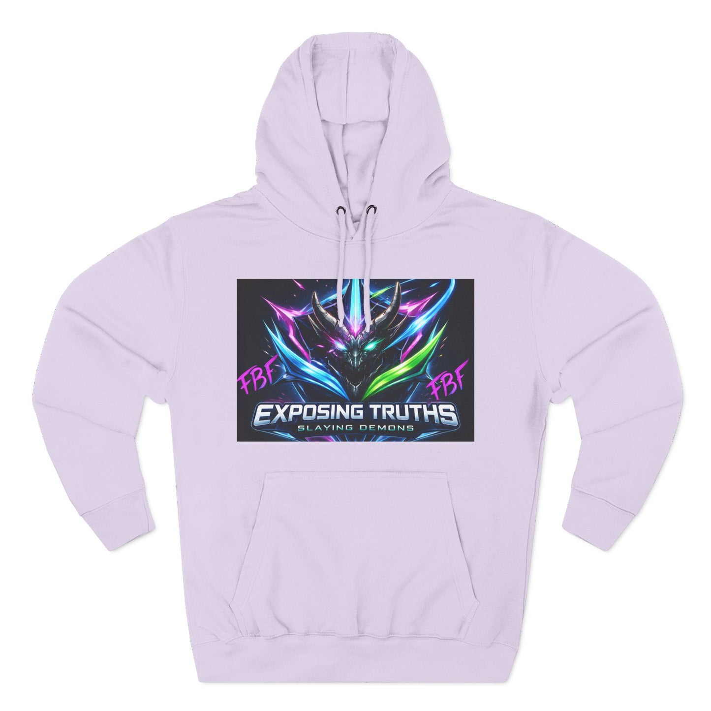 Three-Panel Fleece Hoodie