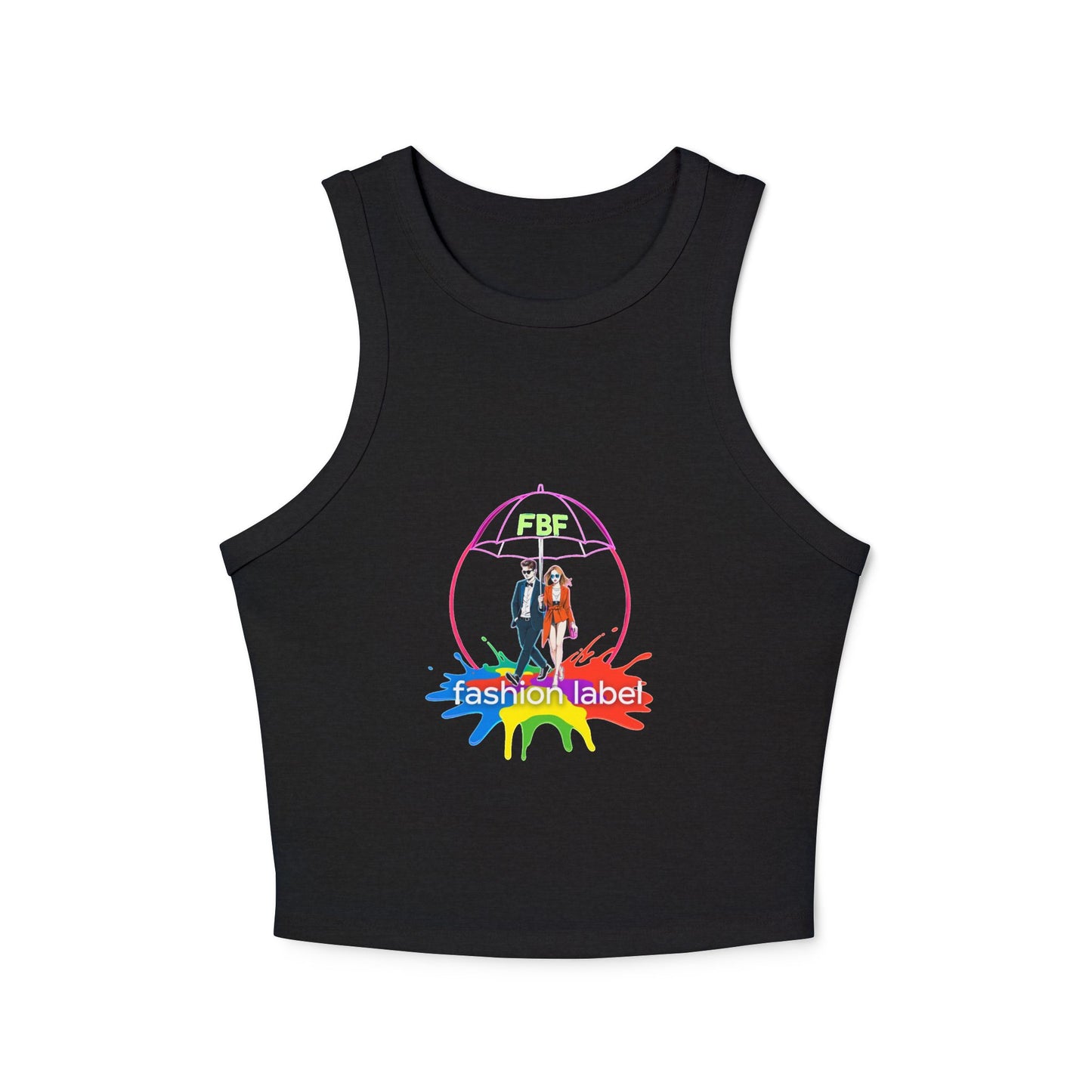 Women's Micro Rib Racer Tank Top