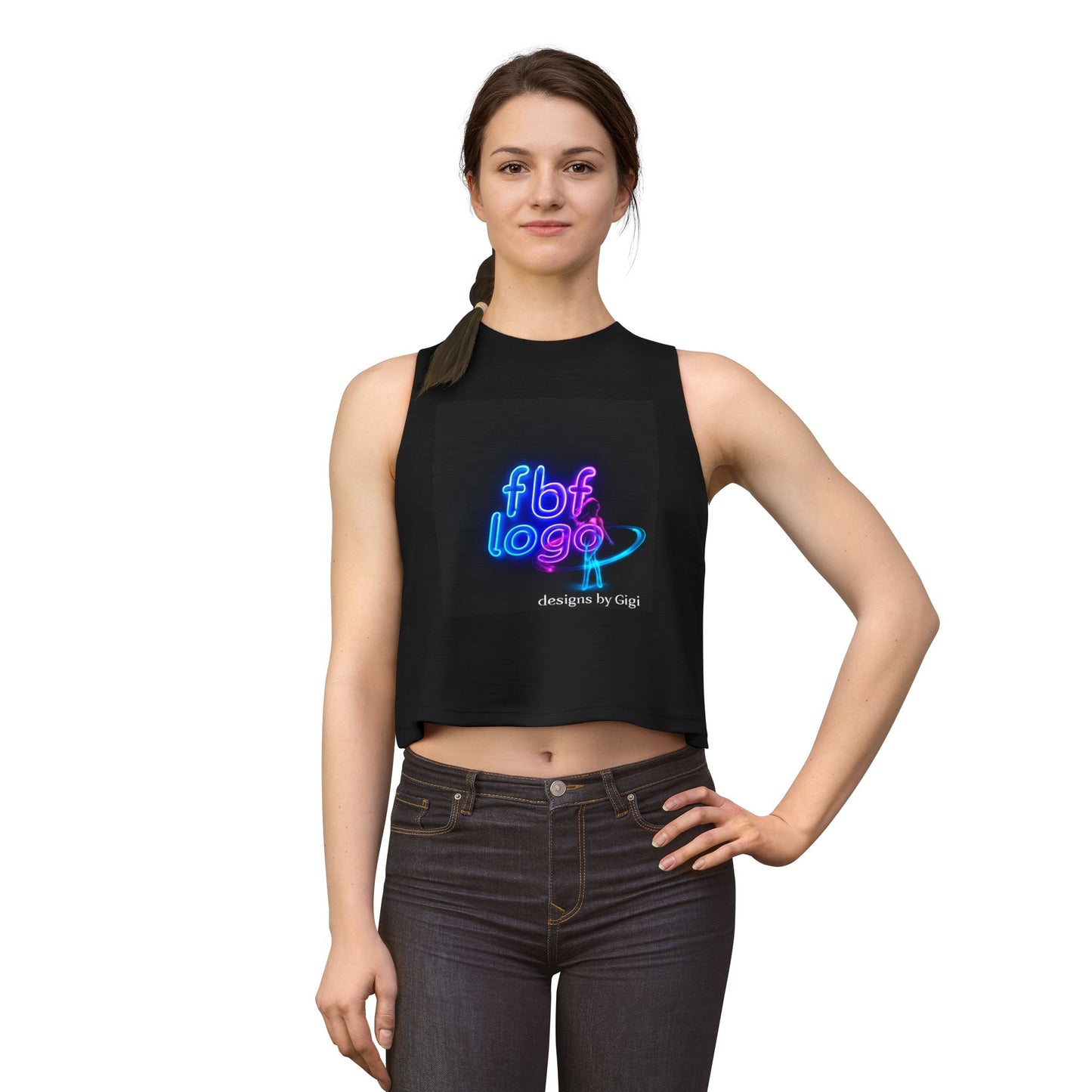 Fbf logo designs by Gigi Women's Crop Top