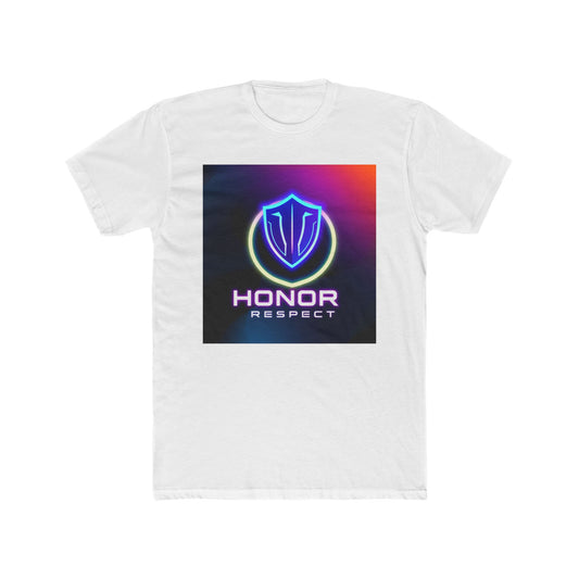 Unisex Cotton Crew Tee with Honor Respect and Role Model Design - Ideal for Gifts, Casual Wear, Appreciation Events, and Motivational Days