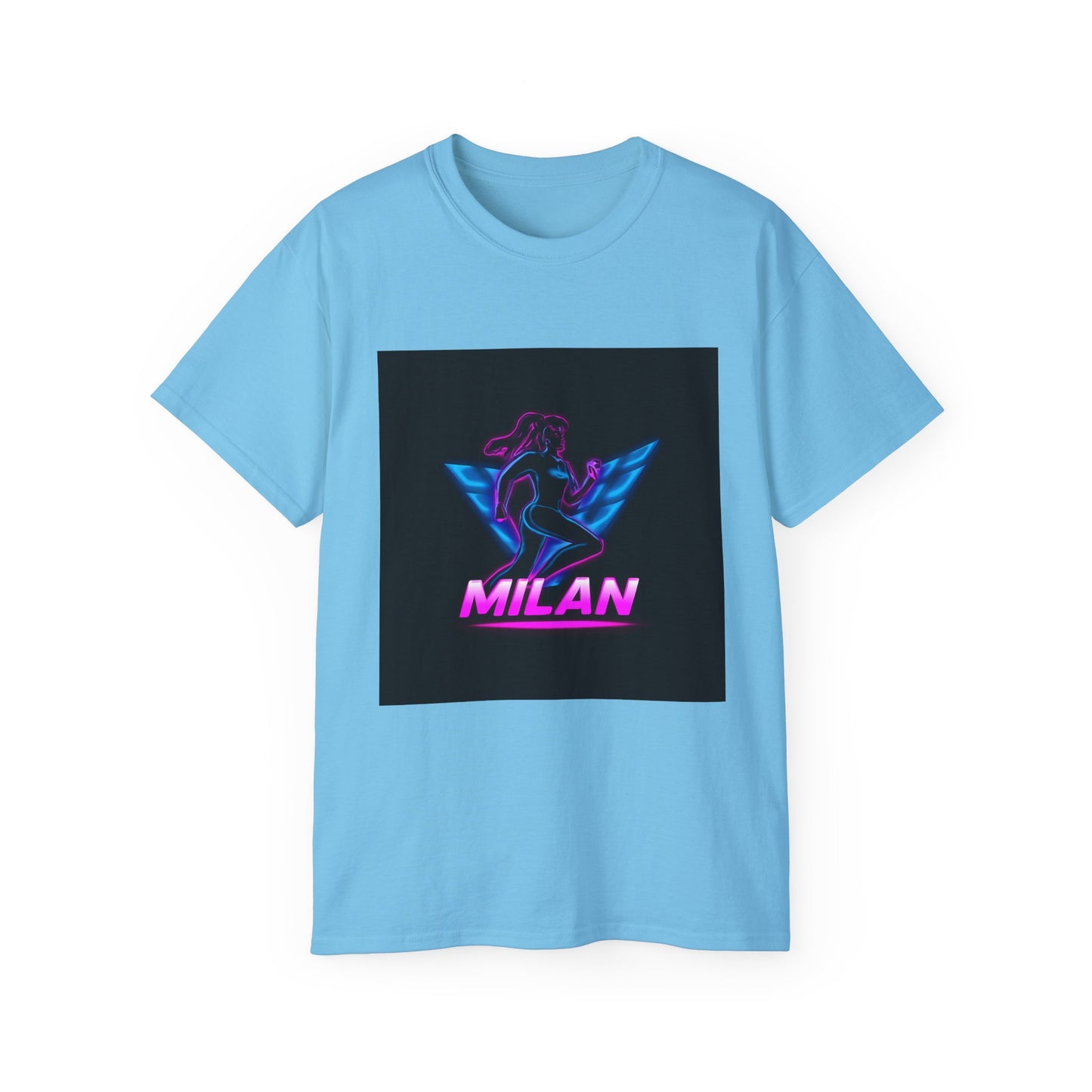 Milan Graphic Tee, Unisex Ultra Cotton T-Shirt, Retro Sportswear, Casual Streetwear, Birthday Gift, Unique Fashion Statement