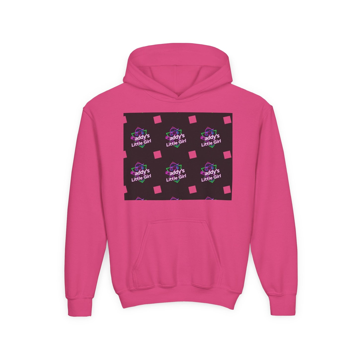 Daddy's Little Girl Hoodie, Cozy Youth Sweatshirt, Cute Gift for Dads, Kids Sweatshirt, Family Celebration Apparel
