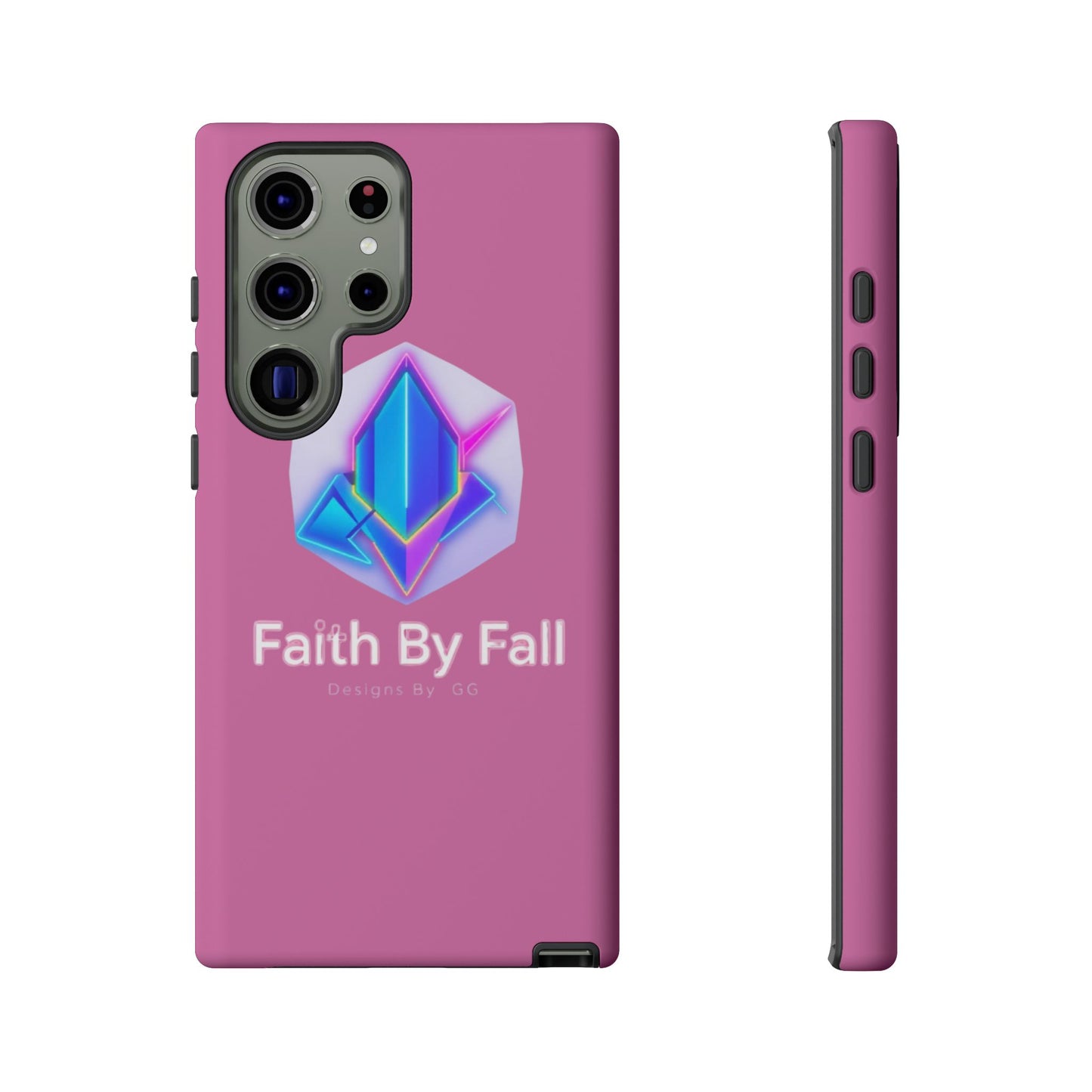 Vibrant Phone Case with Motivational Design - Faith By Fall, Colorful Phone Cover, Customizable Mobile Accessory, Unique Gift Idea, [...]