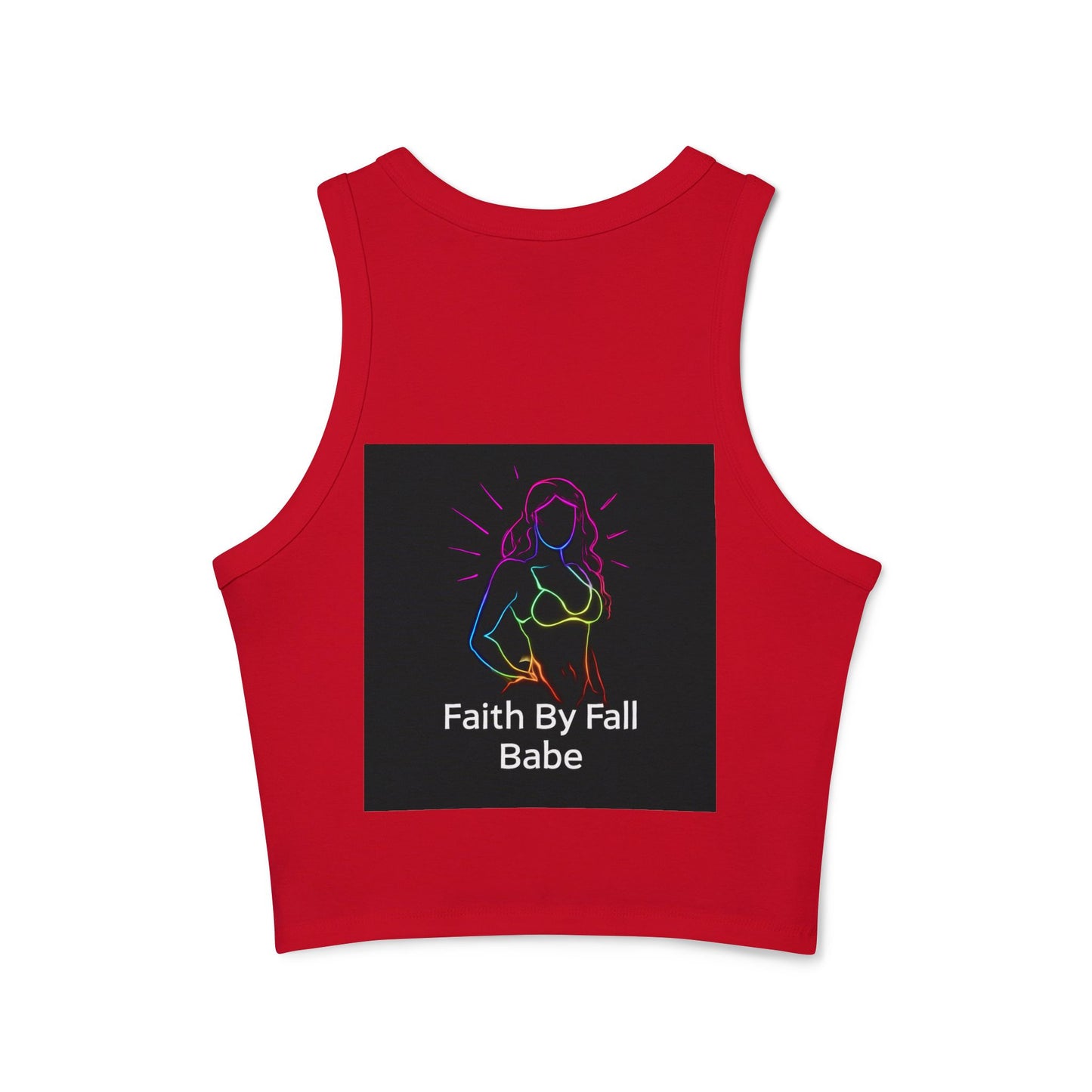 Imperfectly Perfect Racer Tank Top - Inspirational Women's Crop Top, Summer Outfit, Gift for Friends, Casual Wear, Faith Based Apparel