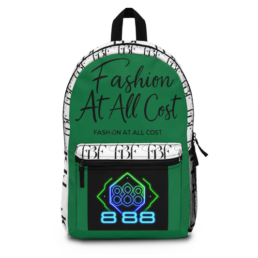 Neon Number Backpack - Trendy School Bag, Travel Pack, Gamer Gear, Unique Gift for Students, Cool Accessories