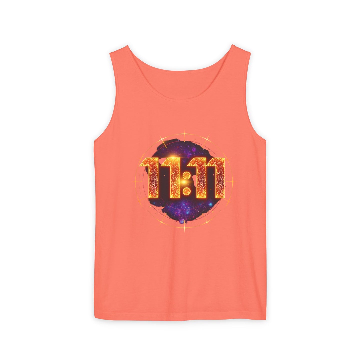 Celestial Glow Tank Top - 11:11 Design, Unisex, Festival Wear, Summer Style, Spiritual Gift, Casual Comfort