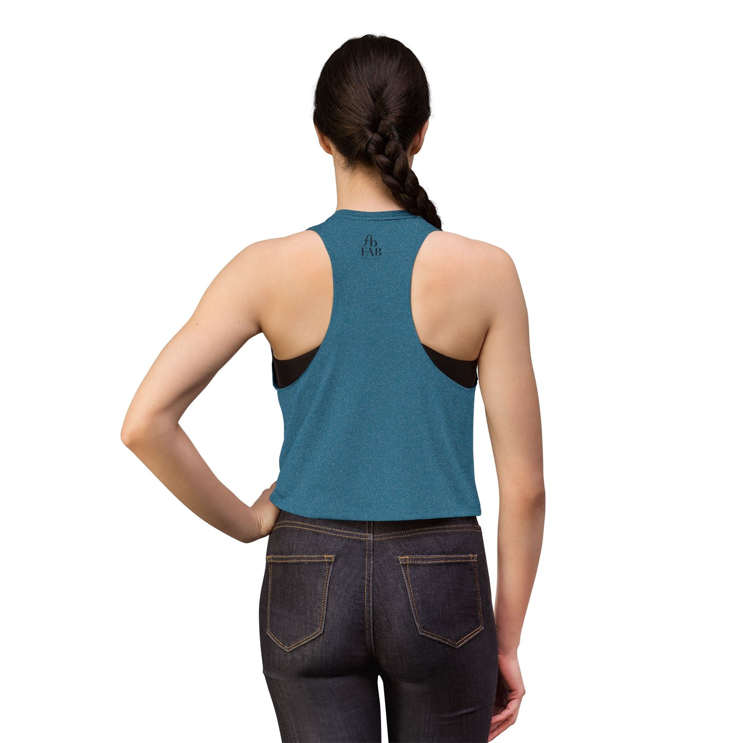 Mulberry Street Neon Crop Top — Vintage Nightlife Graphic Tank