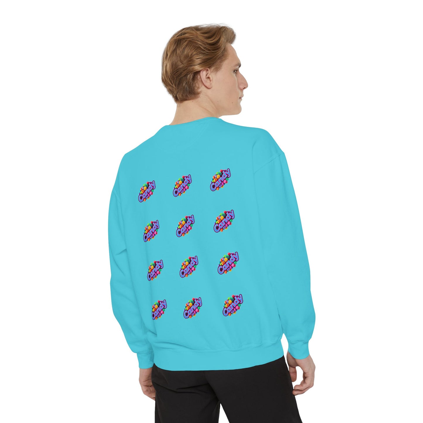 Candy-Themed Unisex Garment-Dyed Sweatshirt - Nostalgic Apparel for Sweet Lovers, Cozy Casual Wear, Gift for Candy Lovers, Colorful [...]