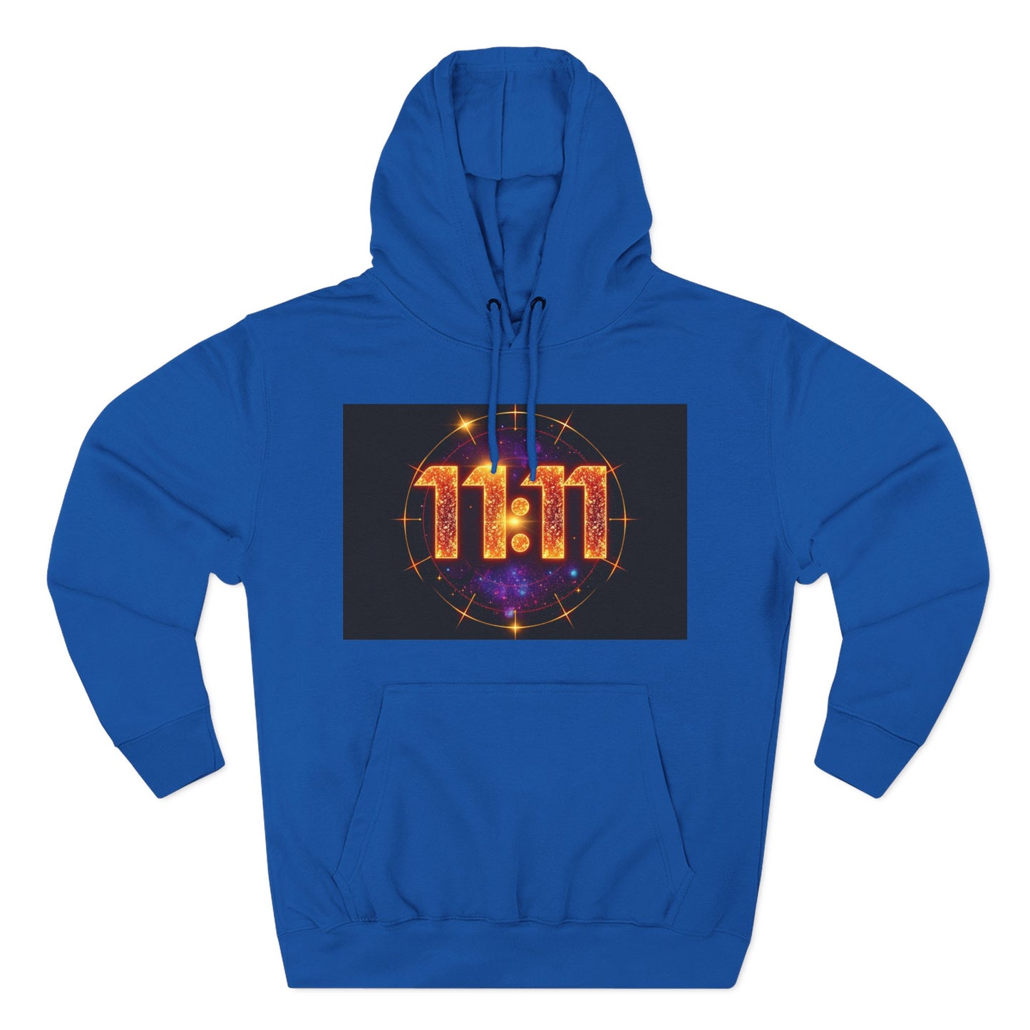 Fleece Hoodie with 11:11 & Superstar Birthrite Design, Cozy Sweatshirt for Spirituality, Affirmations, Astrology Gifts, Unisex Hoodie