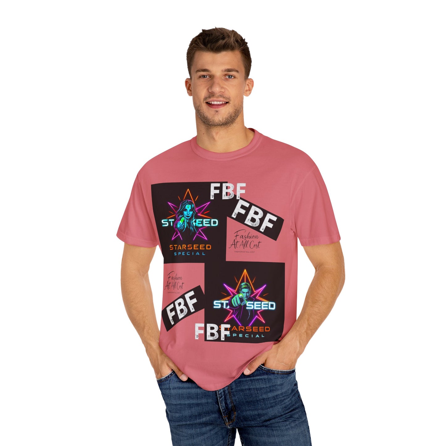 Garment-Dyed T-shirt, Trendy Graphic Tee, Casual Streetwear, Gift for Fashion Lovers, Unisex Style, Everyday Wear