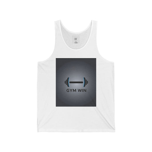 Unisex Jersey Tank - Gym Win & Faith By Fall Designs