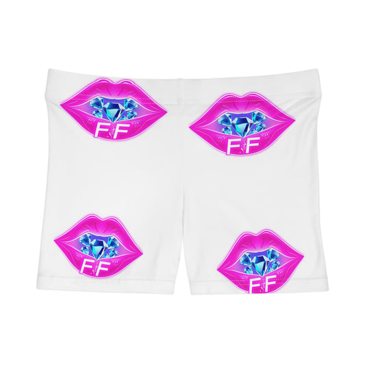 Women's Trendy Shorts with Bold Graphic Design, Summer Fashion, Statement Lounge Wear, Gift for Her, Beachwear, Festival Attire