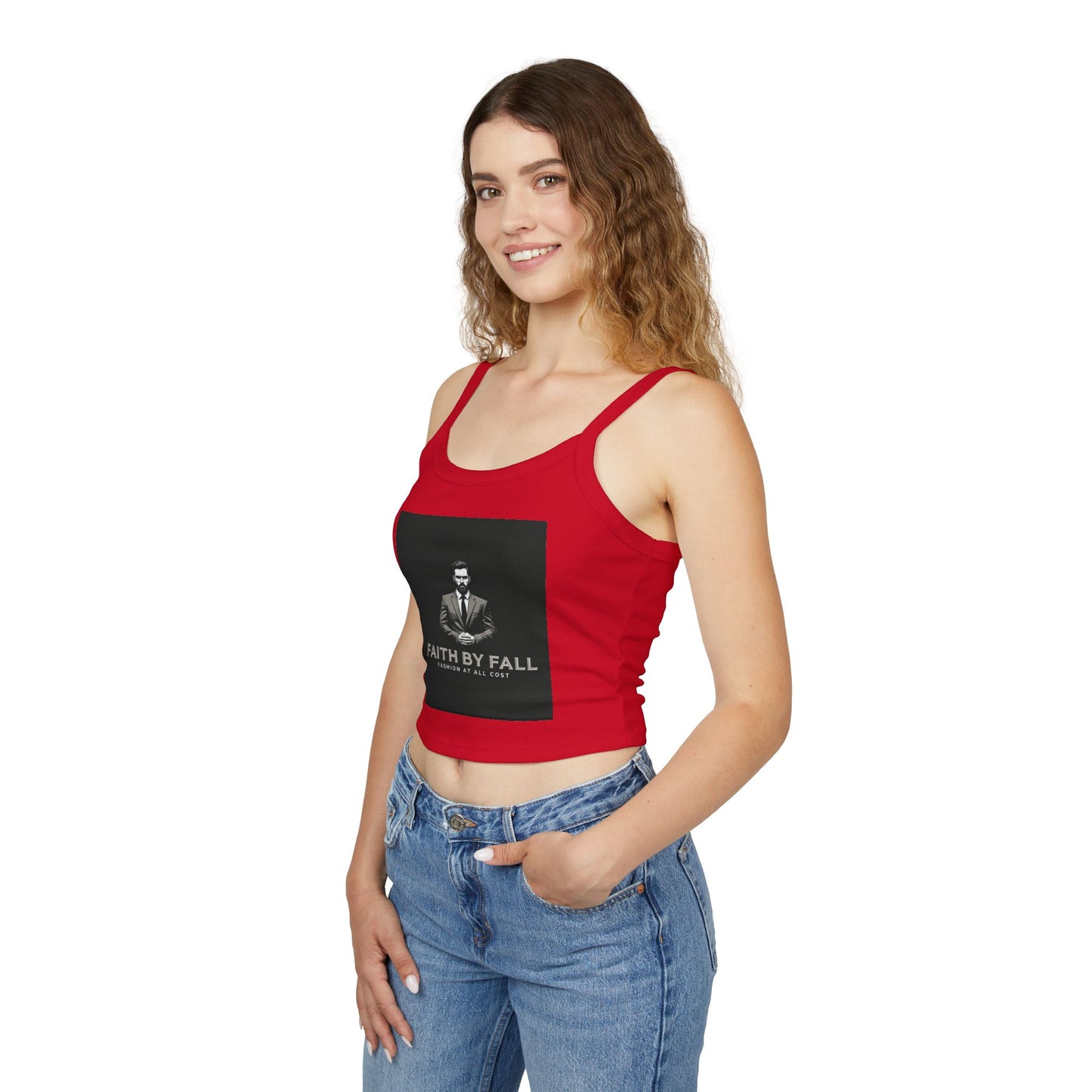 Chic Women's Spaghetti Strap Tank Tops - Stylish and Trendy Fashion Labels