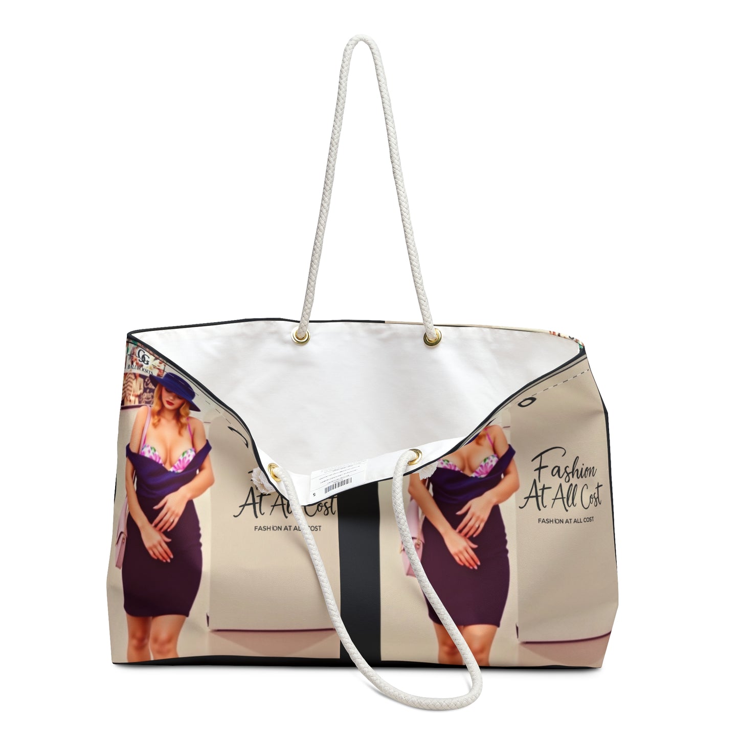 Chic Weekender Bag with Stylish Print - Perfect for Travel & Everyday Use